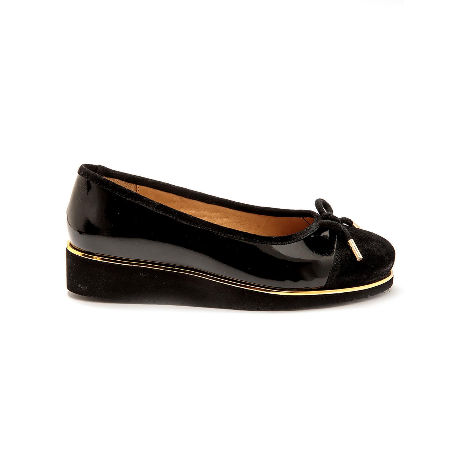 Pédiconfort leder ballerinas für en