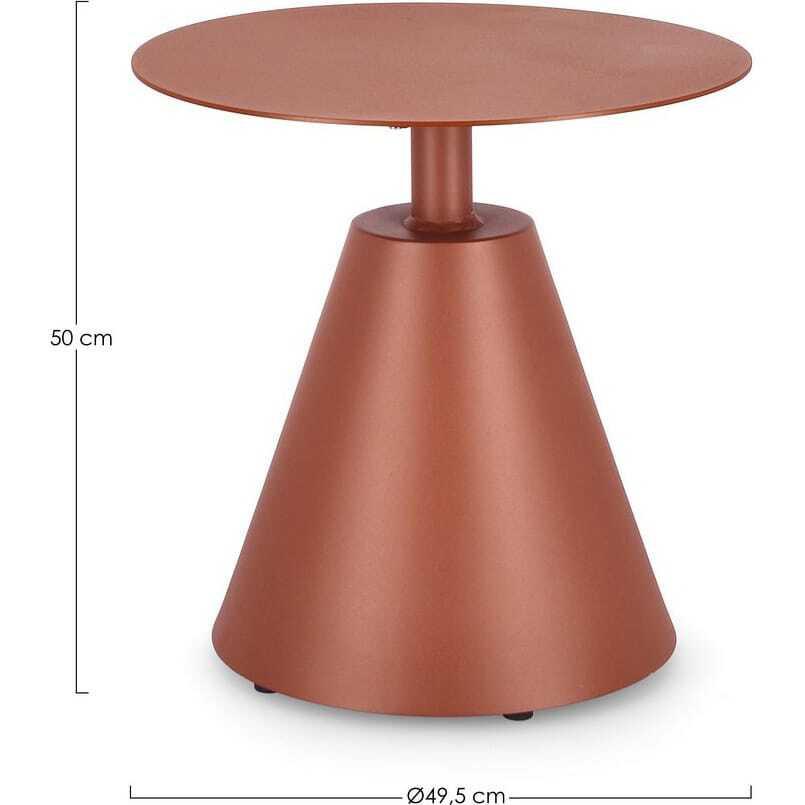 mutoni Garten Beistelltisch Aloha terracotta rund 50