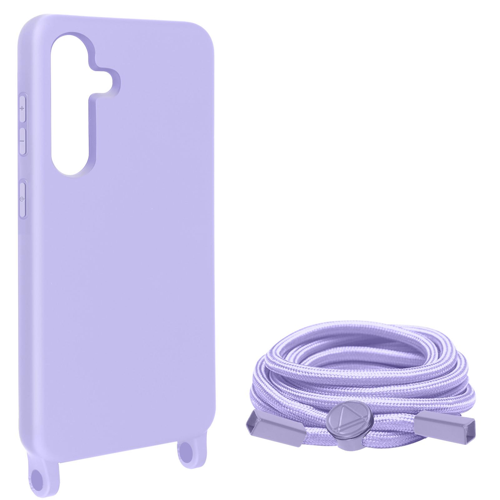 Avizar Kettenhülle Samsung S24 Hellviolett