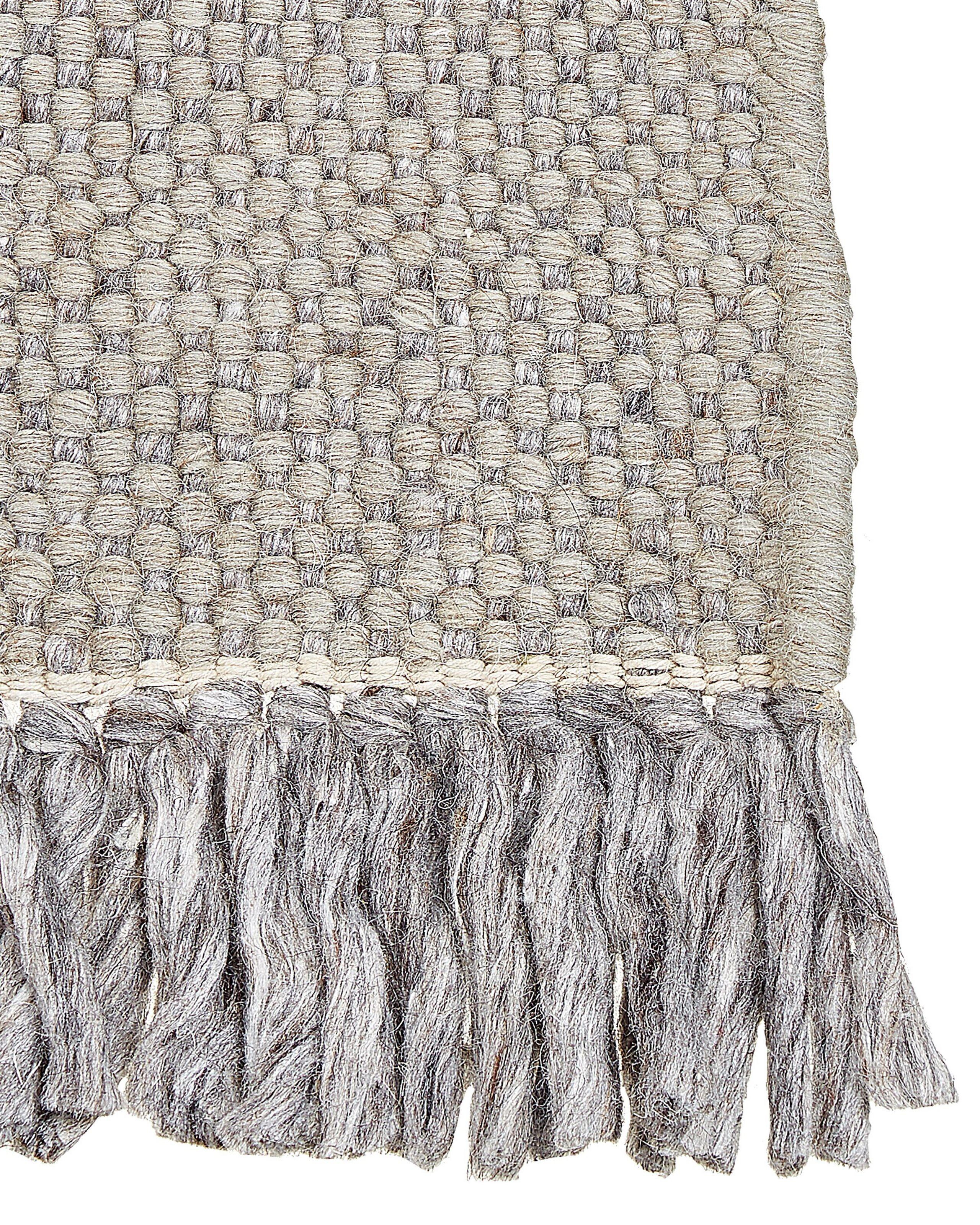 Beliani Teppich aus Wolle Boho TEKELER