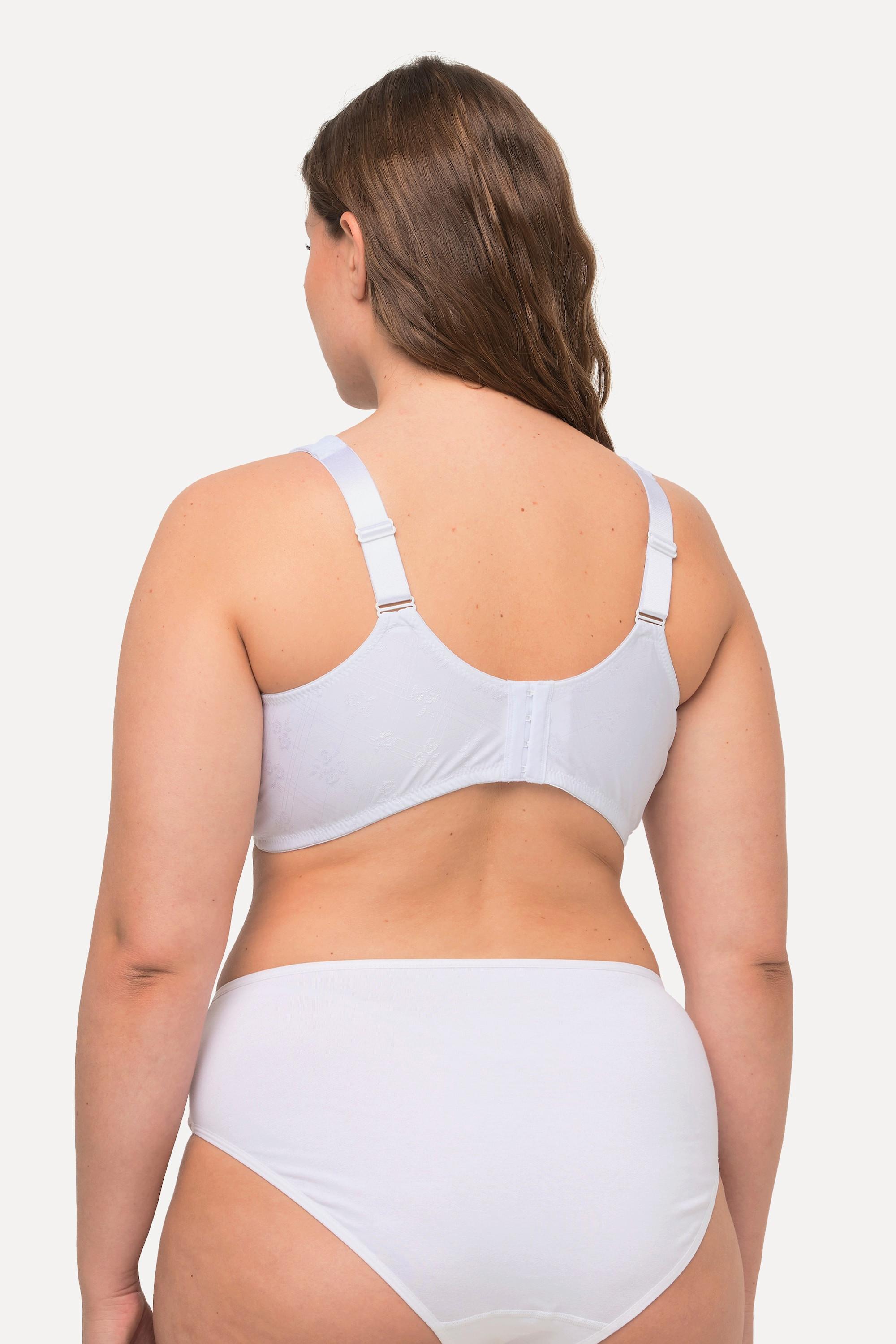 Ulla Popken Entlastungs-BH Kelly, ohne Bügel, Spitze