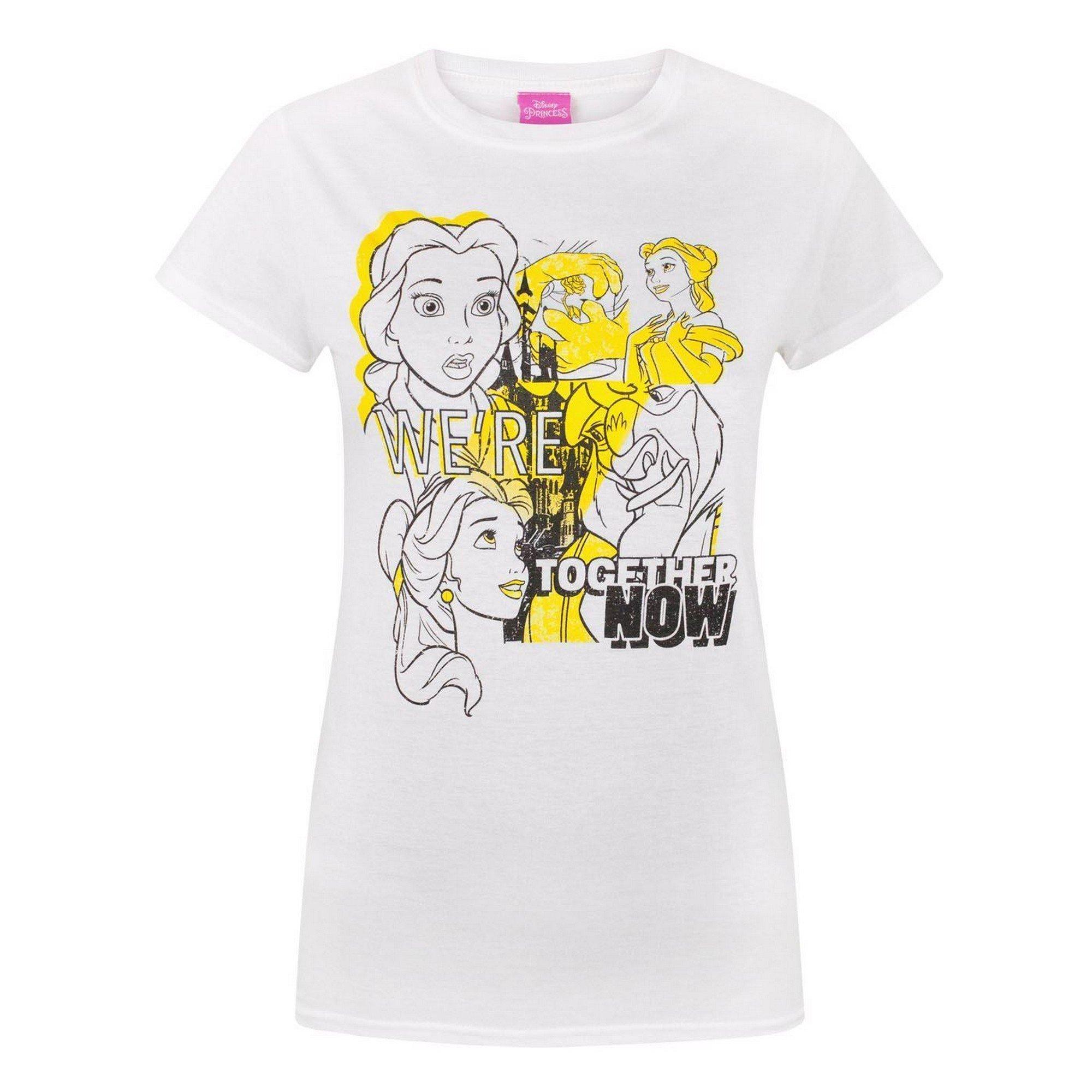 Disney Beauty And The Beast Together T-Shirt mit Belle Motiv