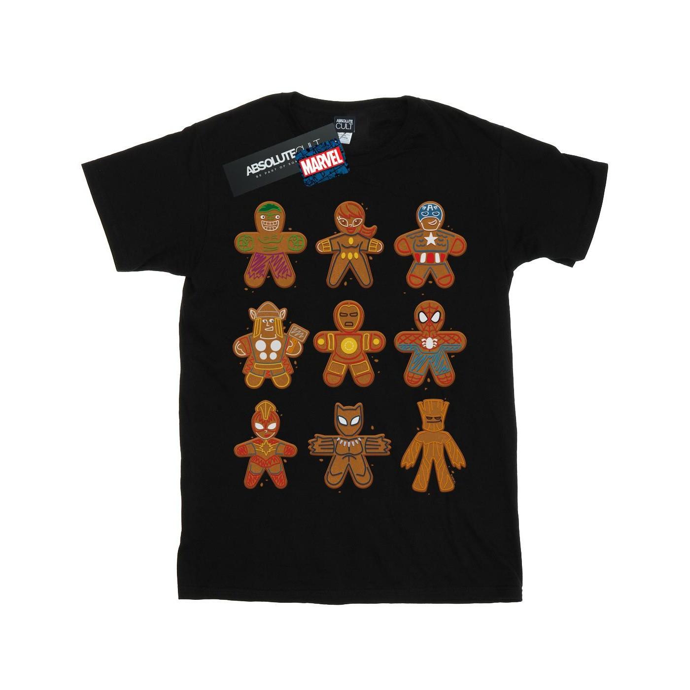 MARVEL Avengers Lebkuchen-Charakter T-Shirt