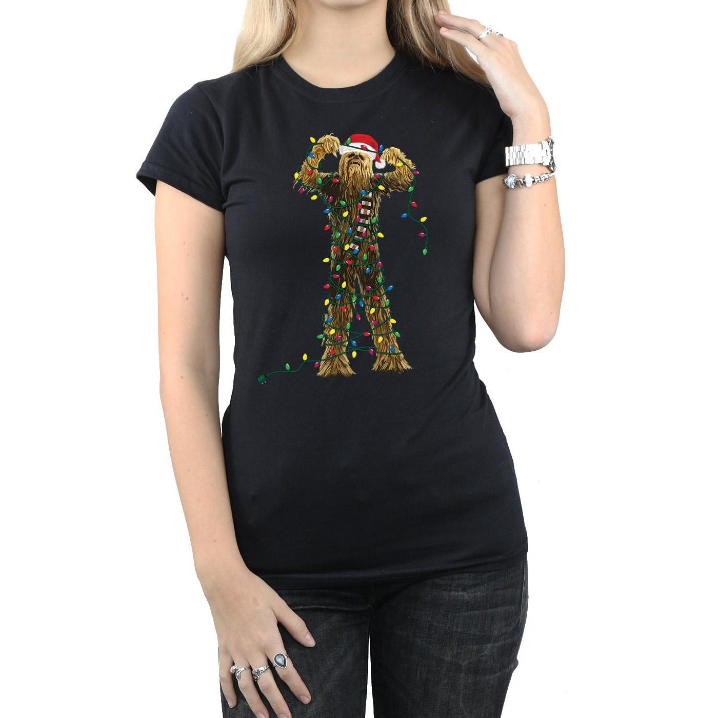 STAR WARS Star Wars Chewbacca Christmas Lights Regular Fit T-Shirt