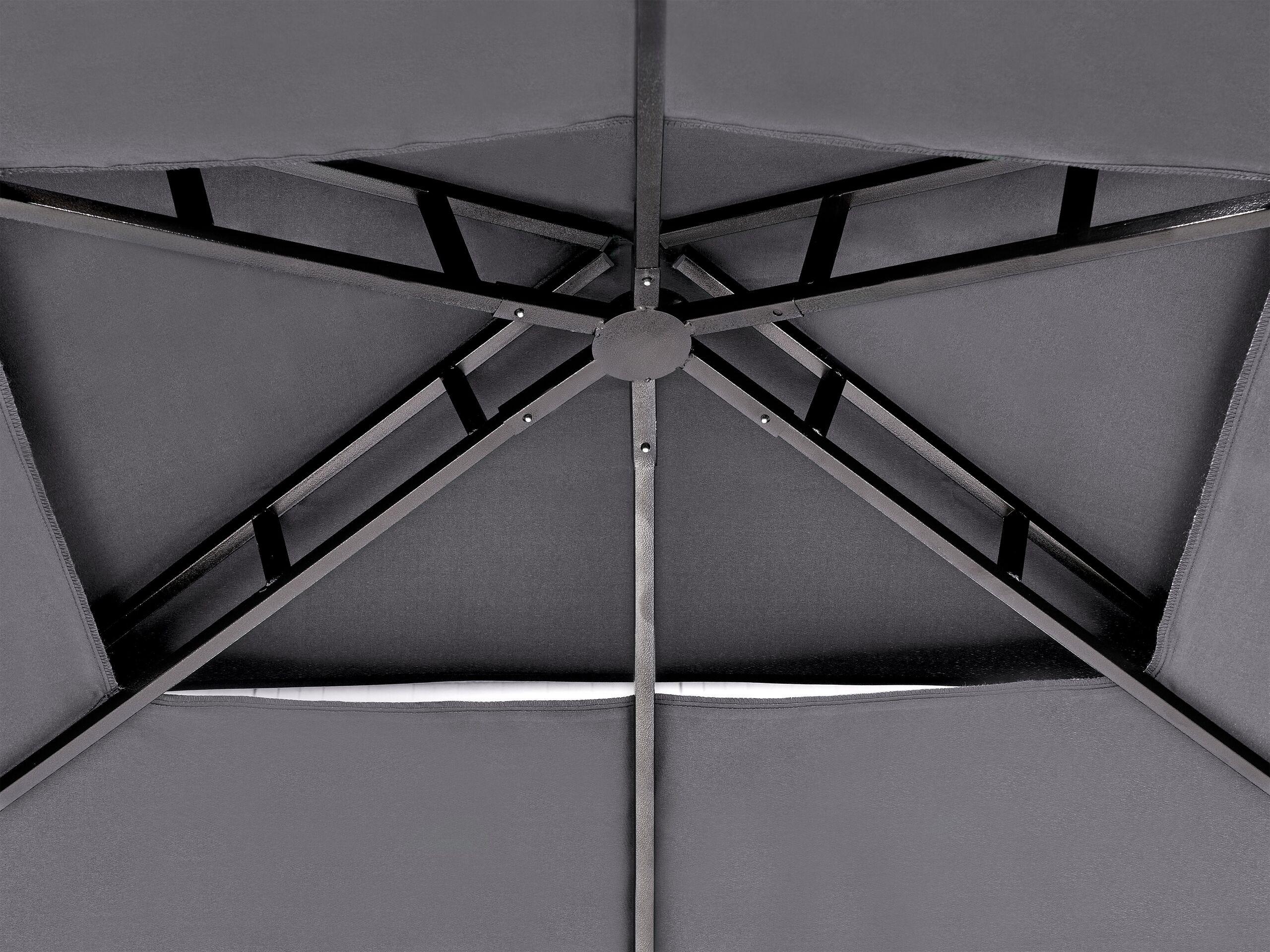 Beliani Pavillon aus Stahl Klassisch NARO