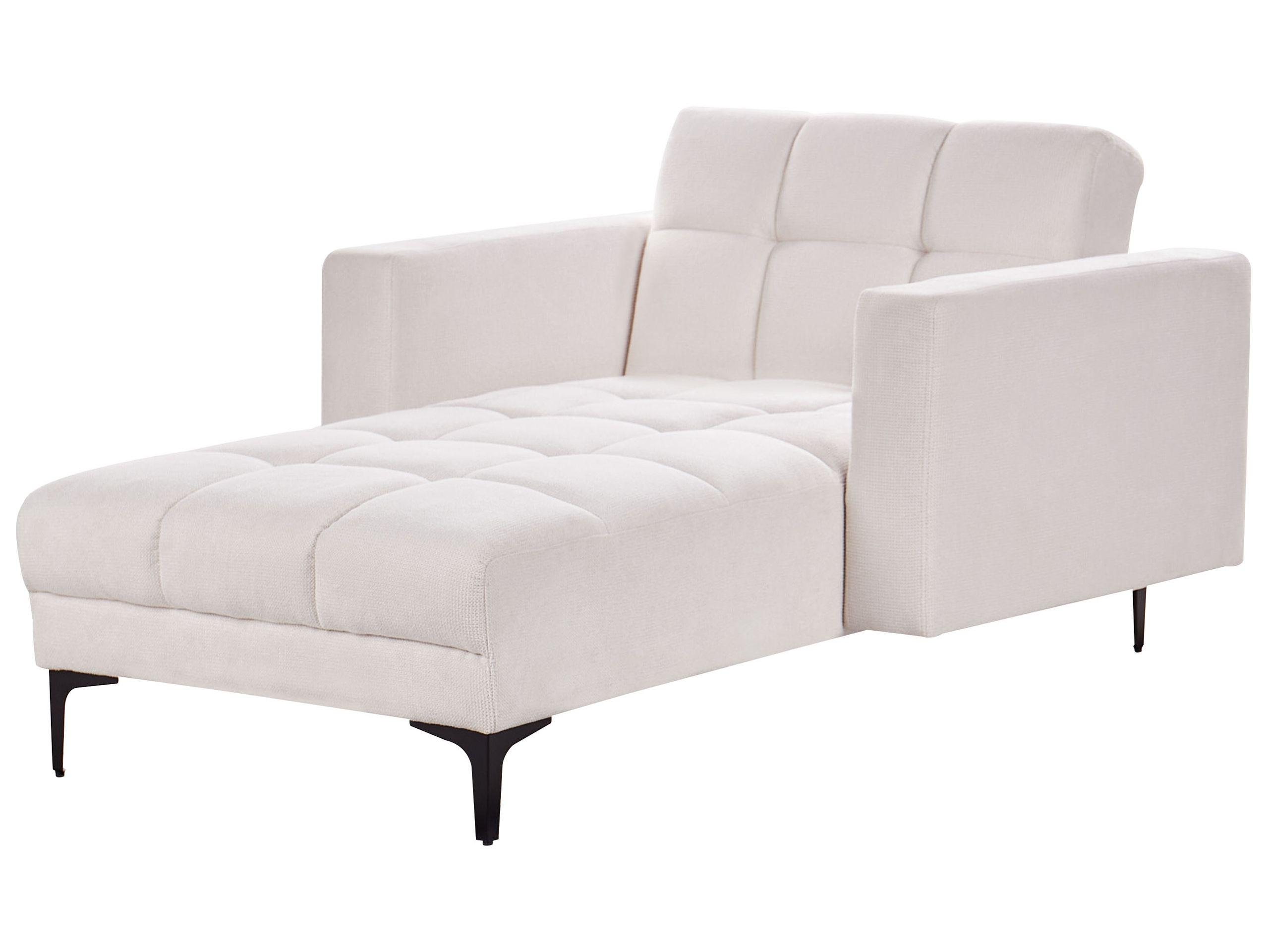 Beliani Chaiselongue aus Polyester Minimalistisch ALNES
