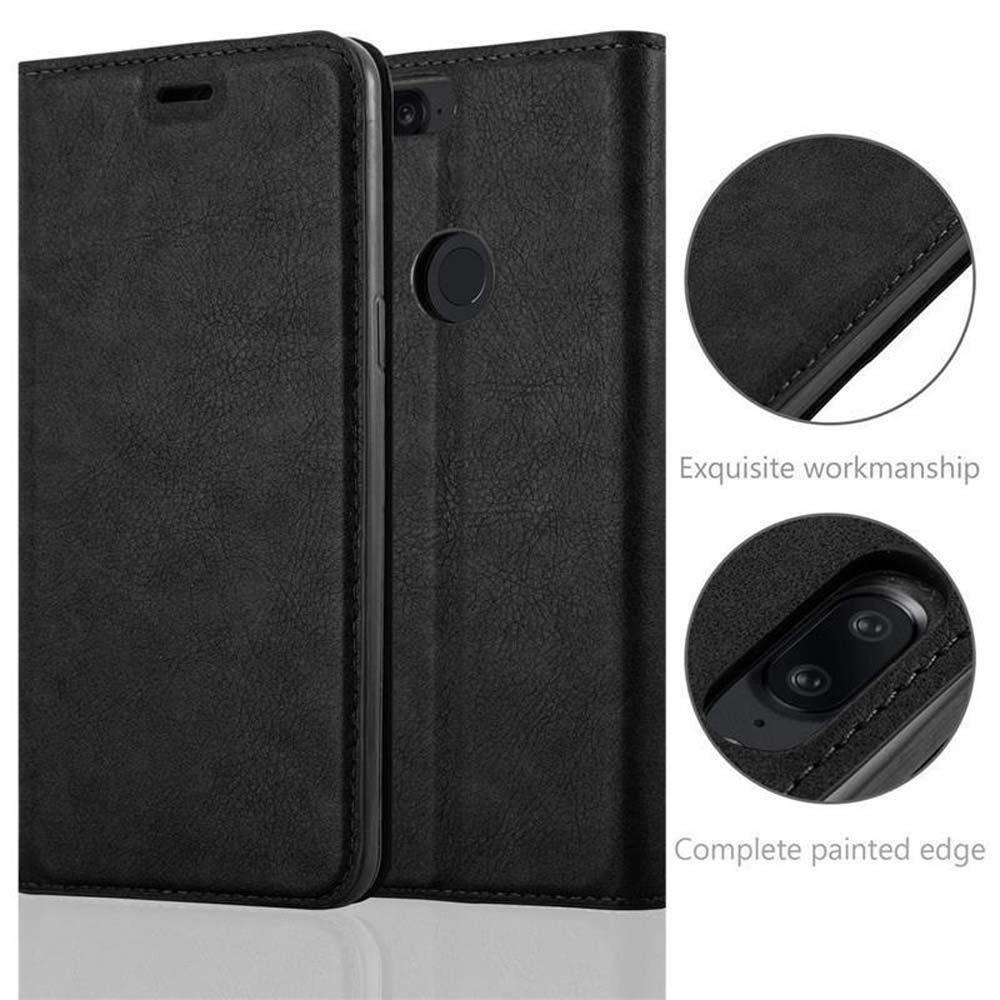 Cadorabo Hülle für OnePlus 5T Magnetverschluss, Kartenfach