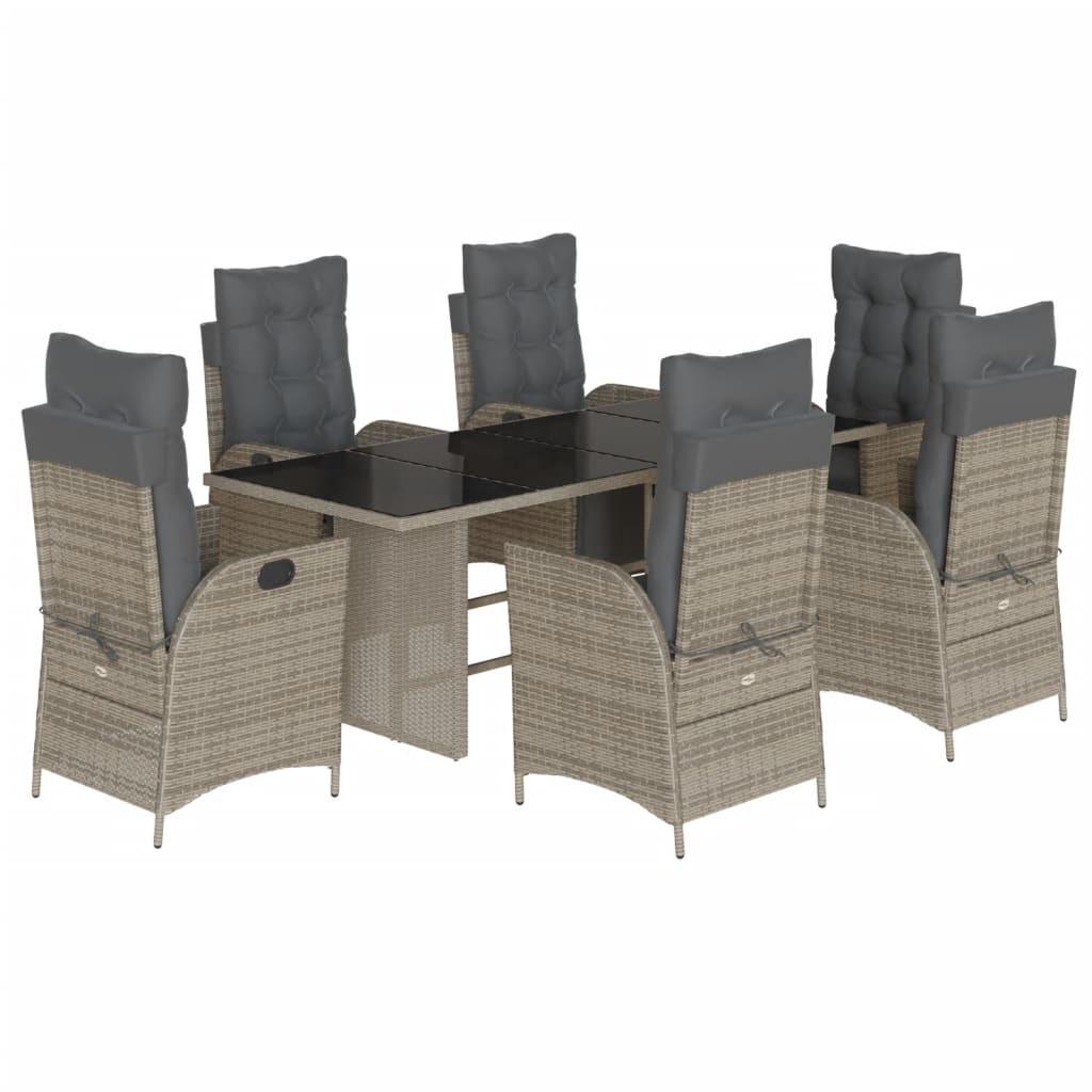 VidaXL Garten essgruppe poly-rattan