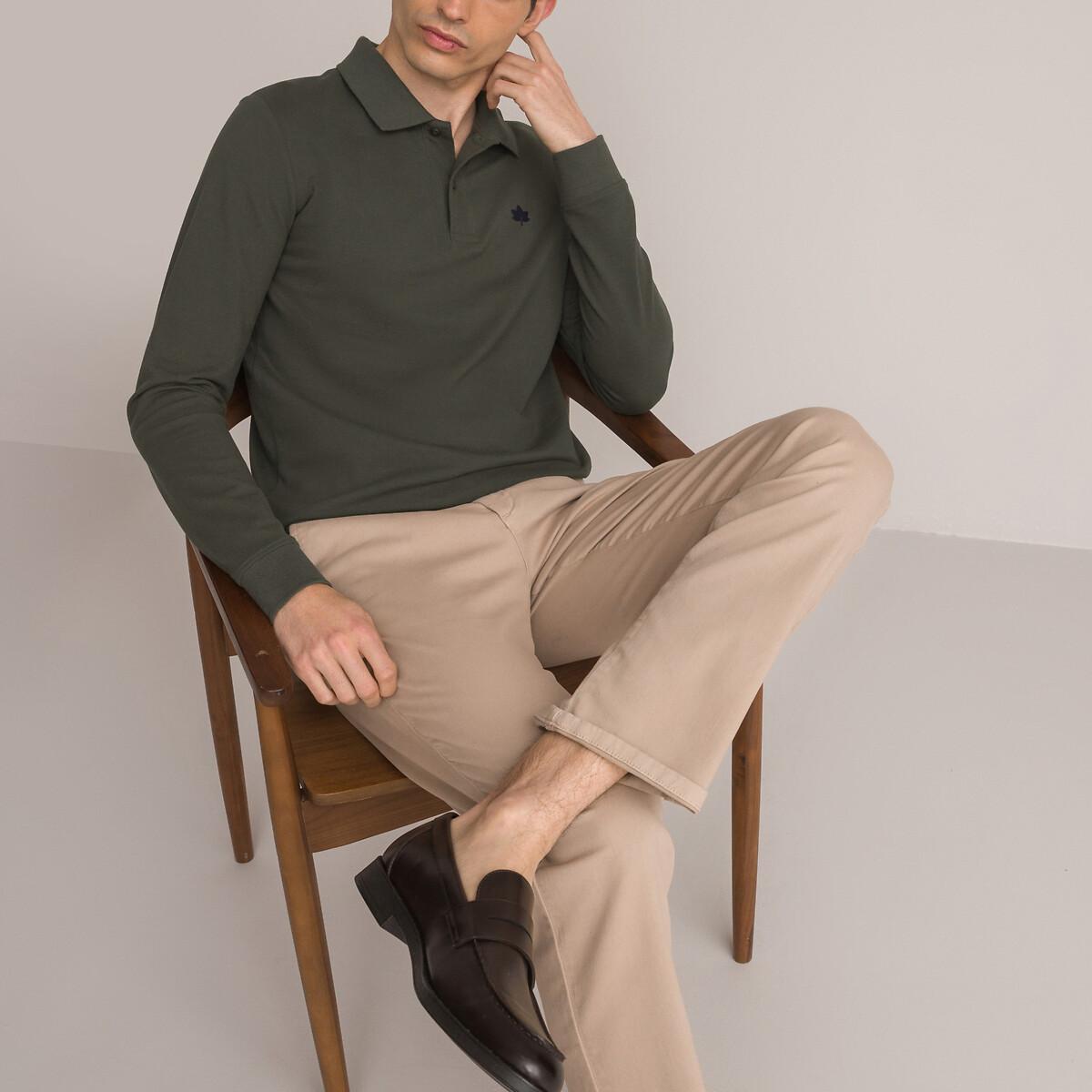 La Redoute Collections Langärmeliges Poloshirt