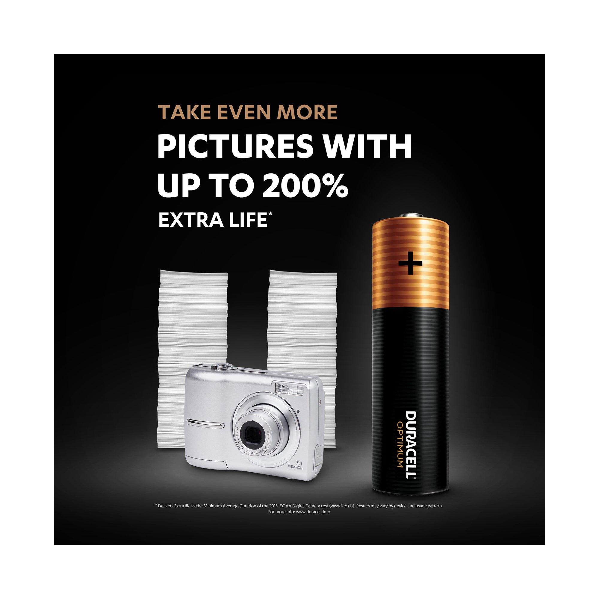 DURACELL OPTIMUM Alkaline-Bat.,4Stk