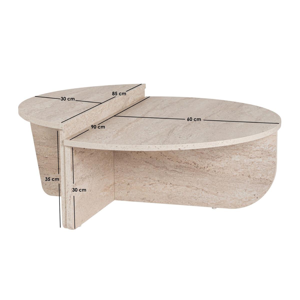 Calicosy Set von 2 Couchtischen ORION