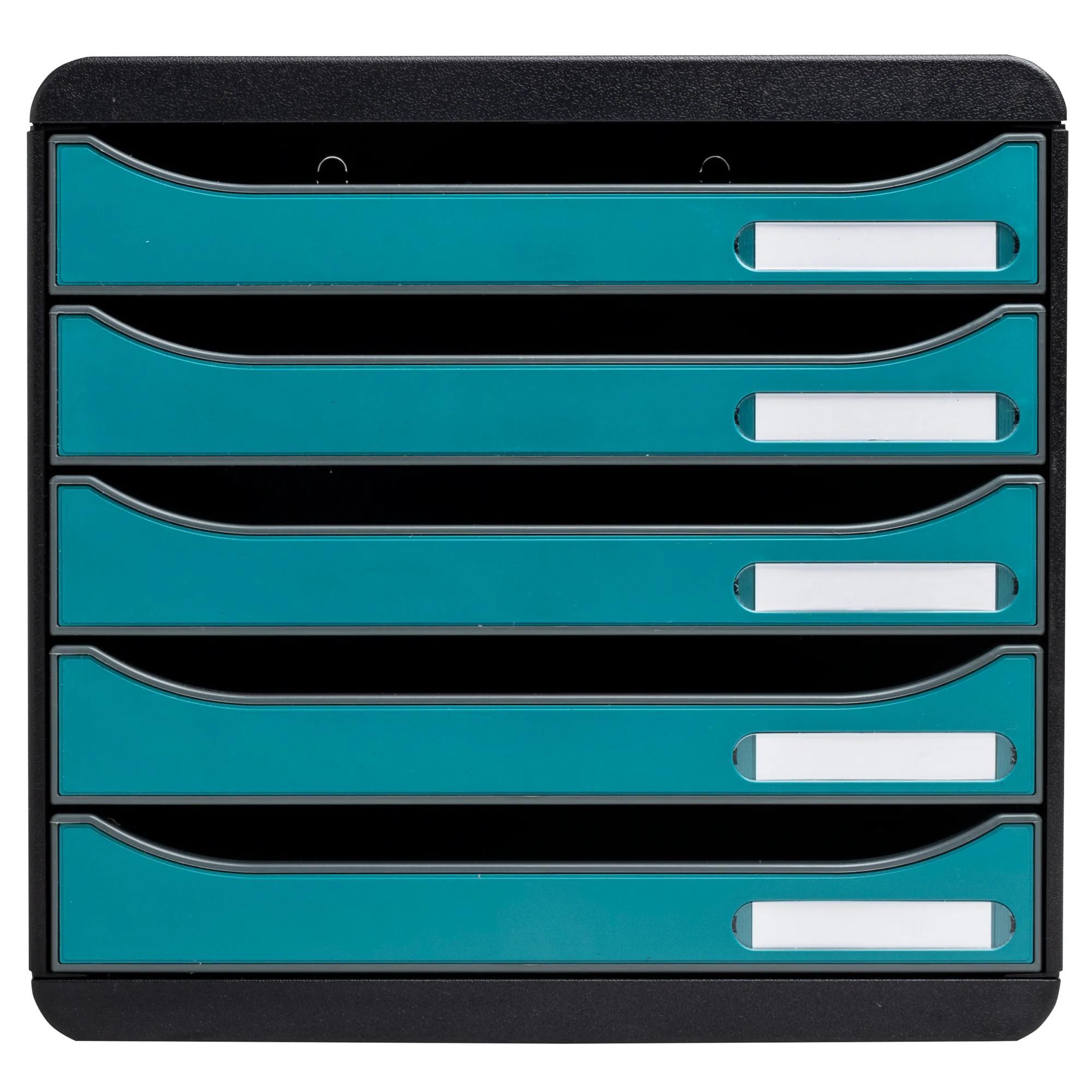 Exacompta Big Box, Schubladenbox mit 5 Schubladen, Skandi