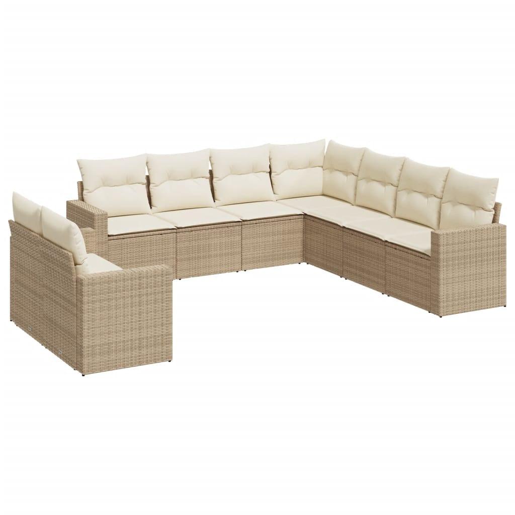 VidaXL Garten sofagarnitur poly-rattan