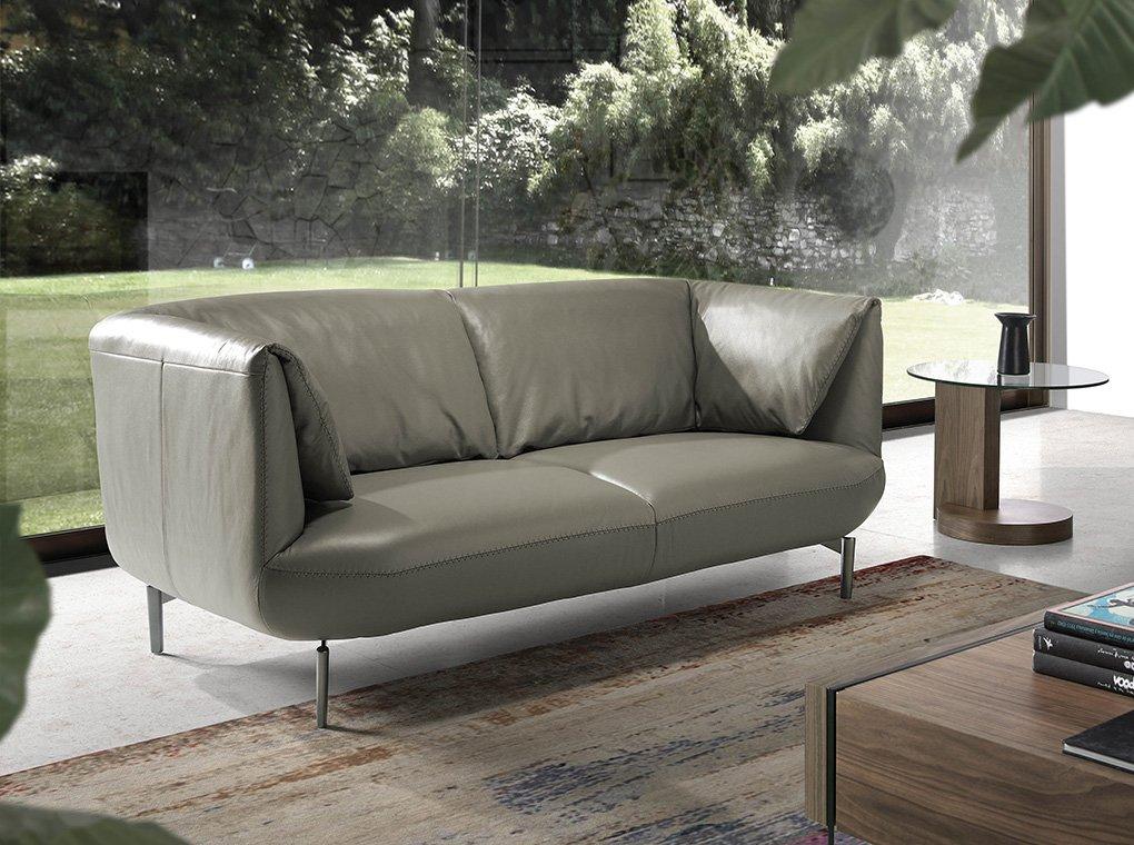 ANGEL CERDA 2-Sitzer-Sofa mit em Rindsleder