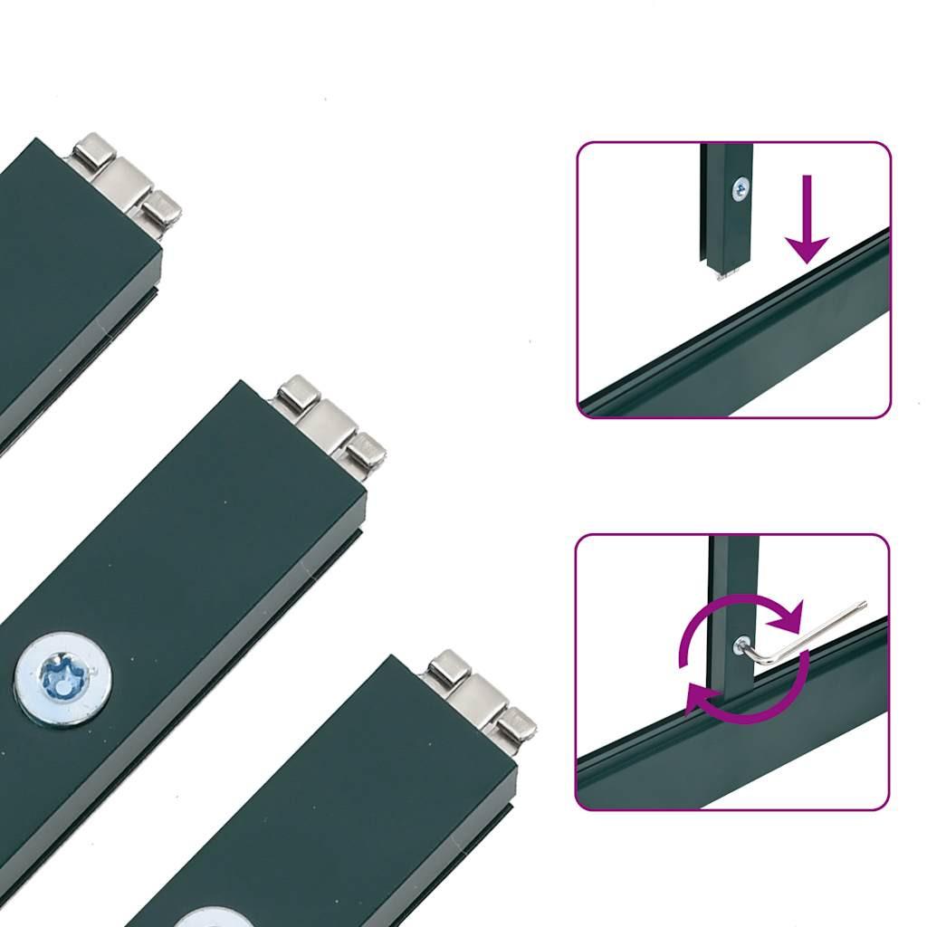 VidaXL Gewächshaus aluminium