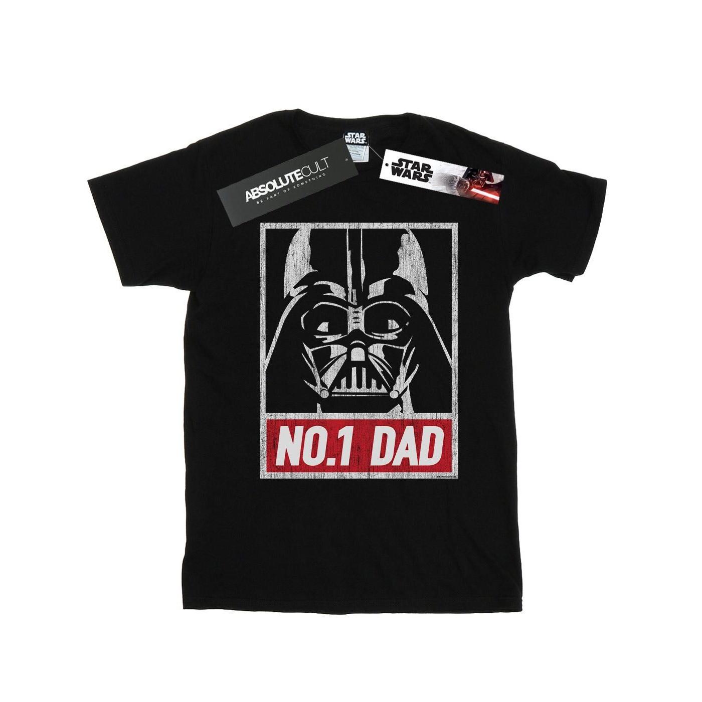 STAR WARS Number One Dad Bedrucktes T-Shirt