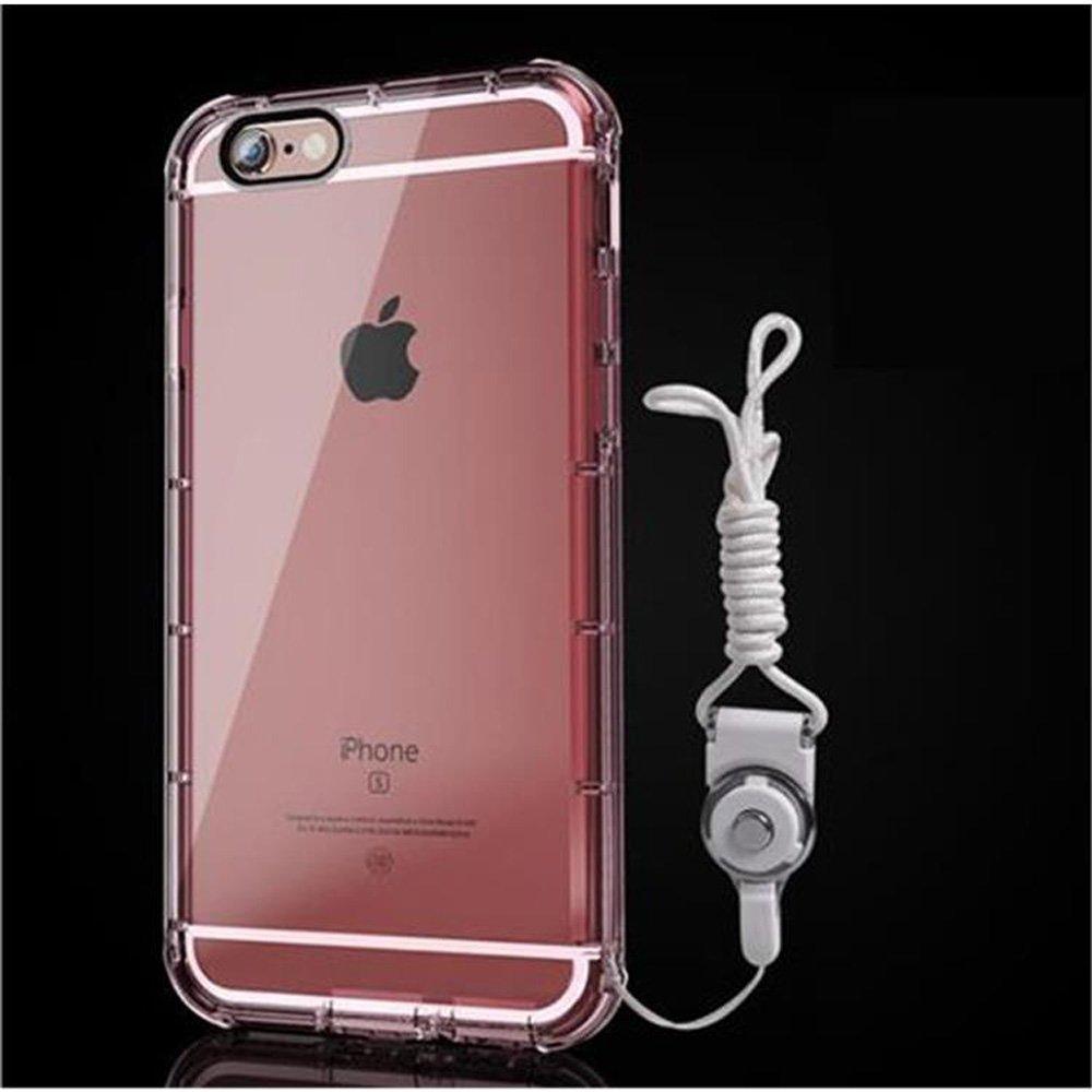 Cadorabo Hülle für Apple iPhone 6 6S TPU Silikon mit Schlaufe