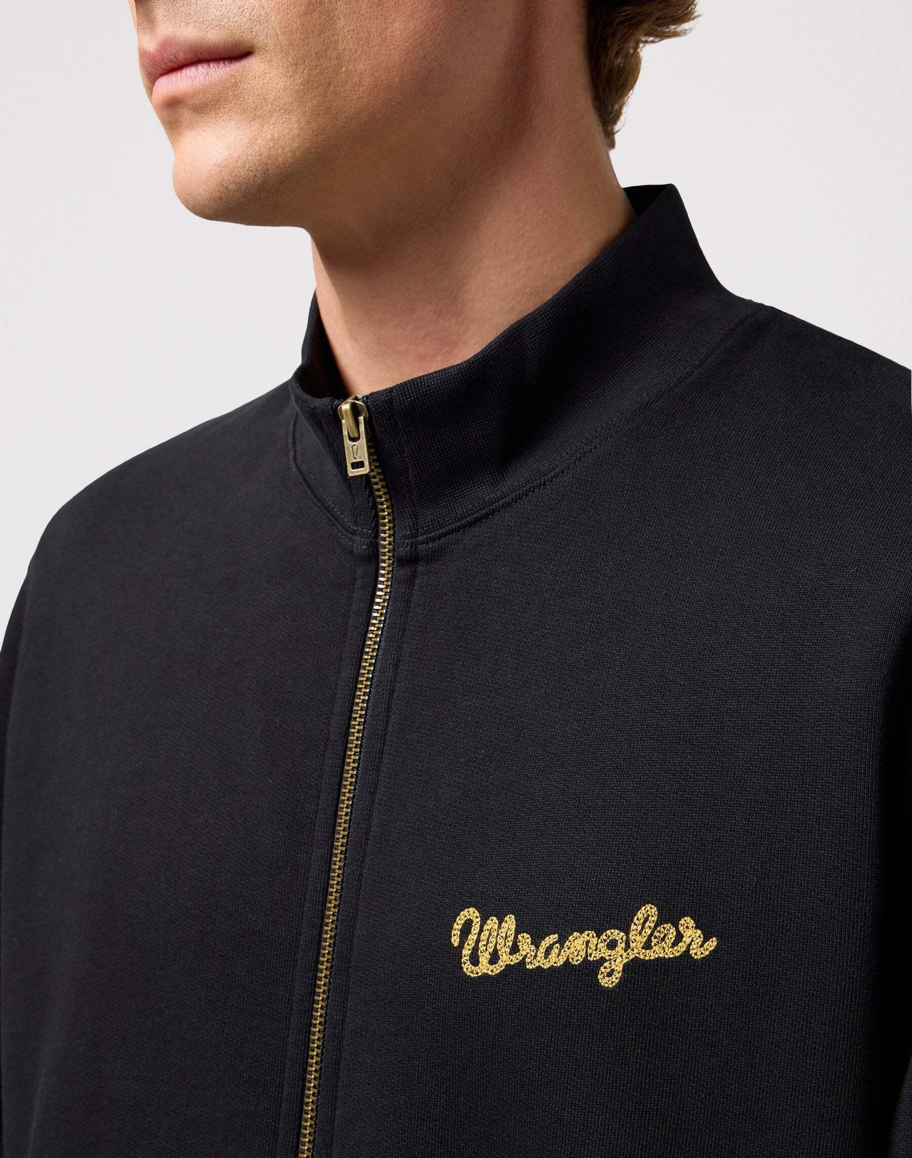 Wrangler Sweatshirts Funnel Neck Zip