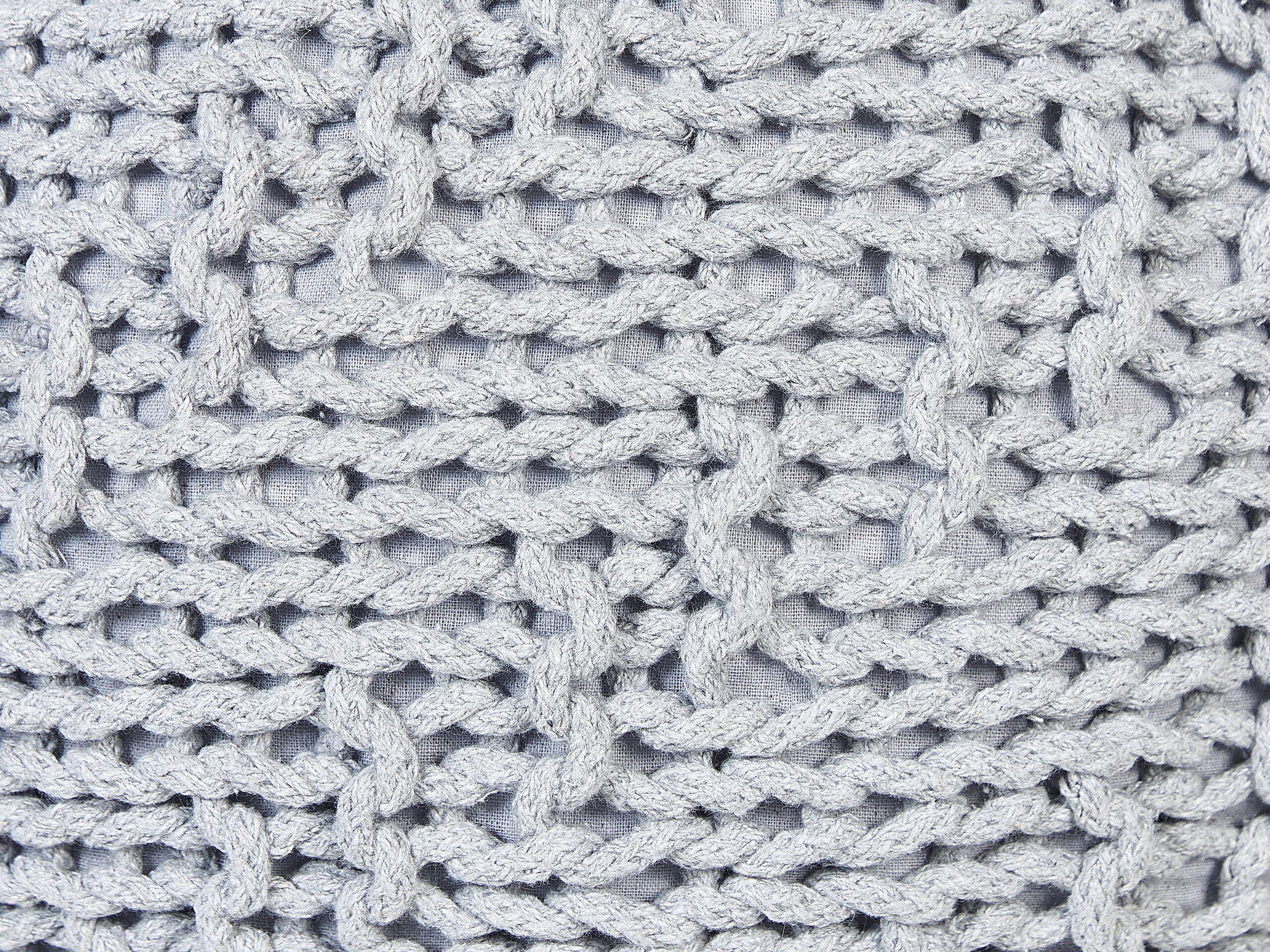 Beliani Pouf aus Baumwolle Boho PRIENE