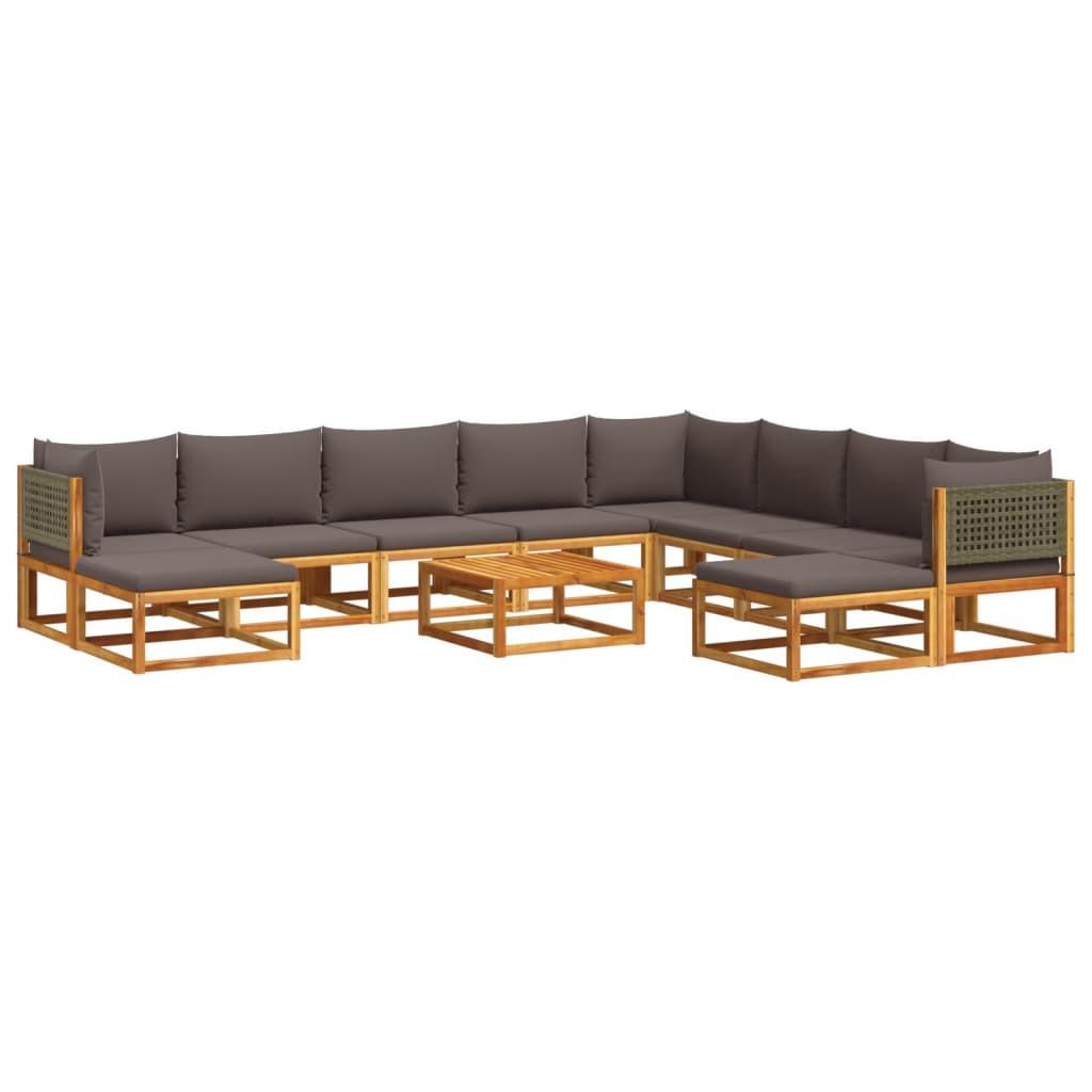 VidaXL Garten sofagarnitur akazienholz