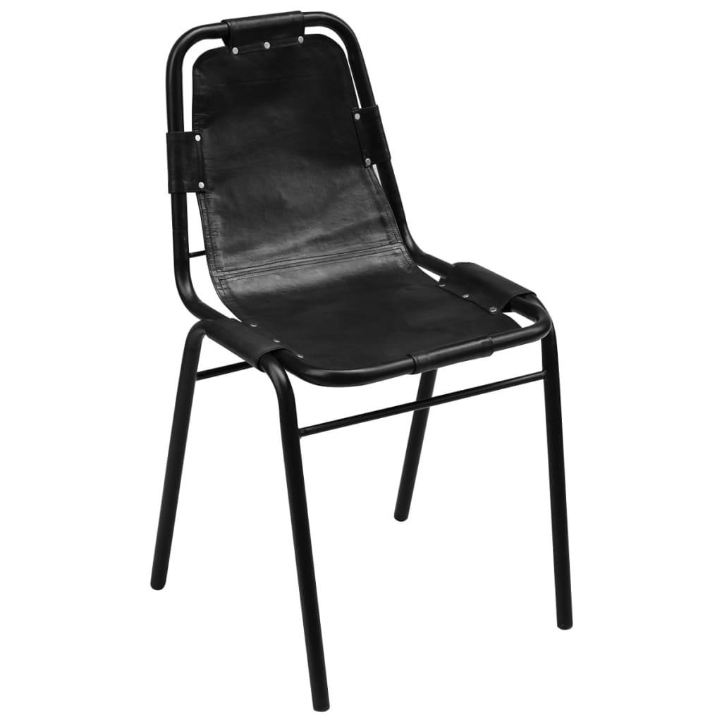 VidaXL Esszimmerstuhl leder