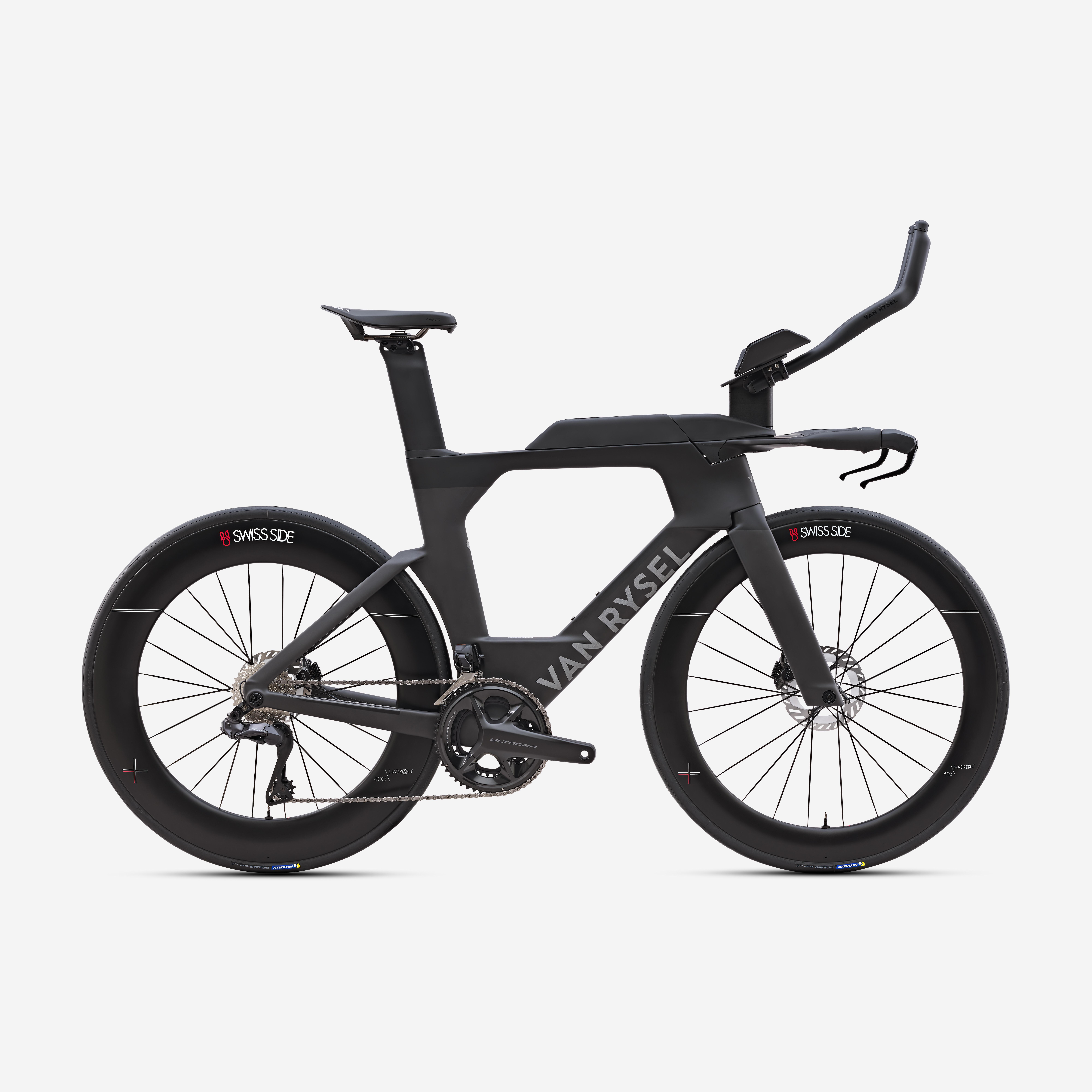 VAN RYSEL Rennrad - Zeitfahrrad XCR TRI Shimano Ultegra Di2 transparent