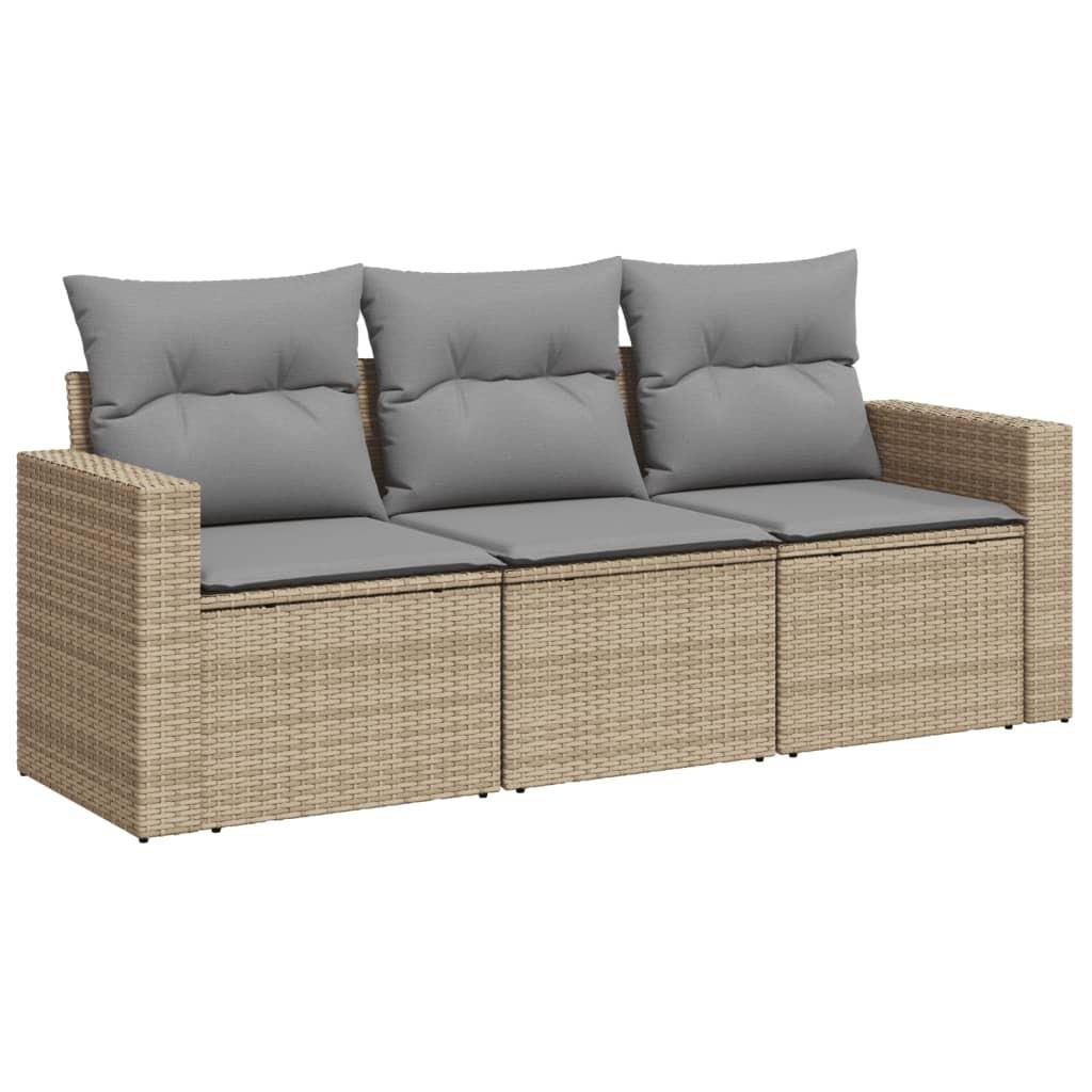 VidaXL Garten sofagarnitur poly-rattan