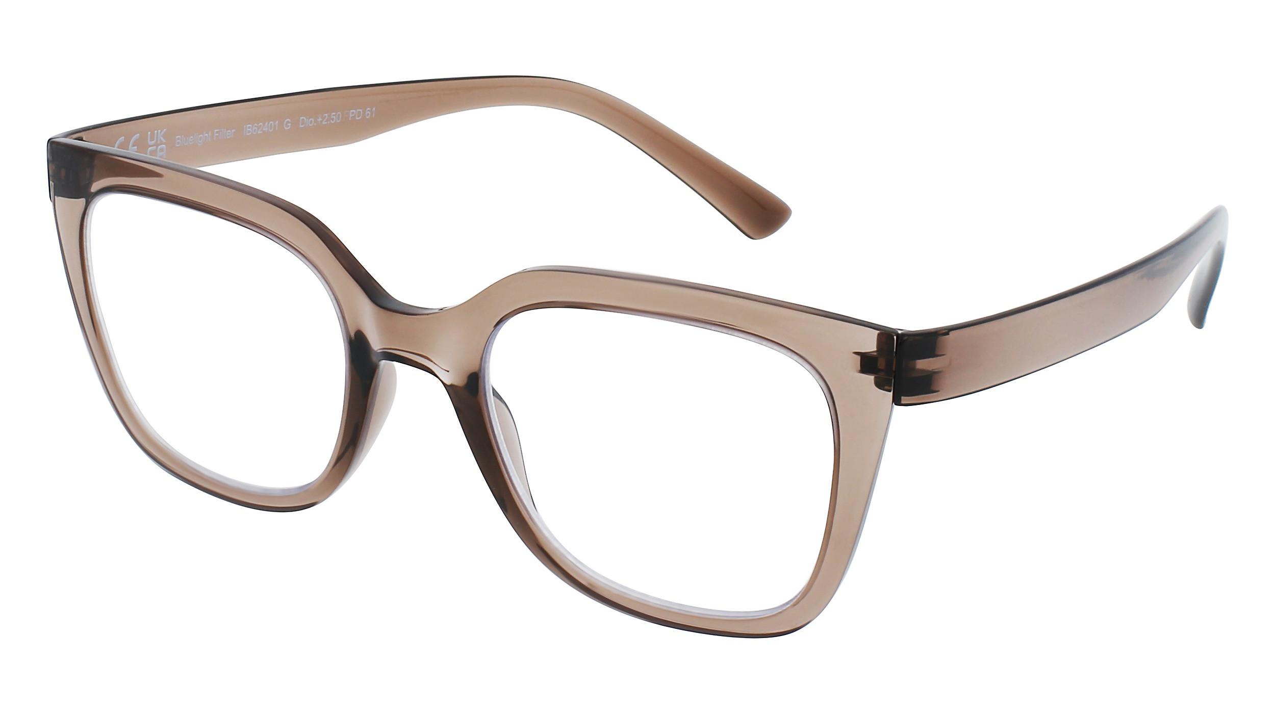 INVU Lesebrille mit Blaulichtfilter-Gläsern mit Etui