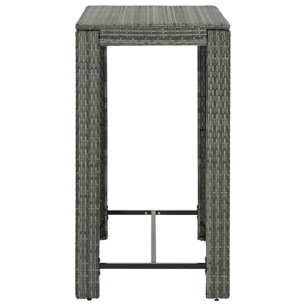 VidaXL Bartisch poly-rattan