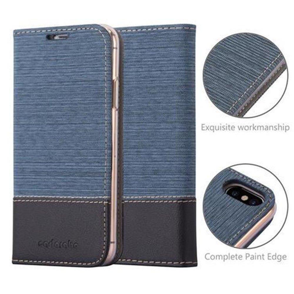 Cadorabo Hülle für Apple iPhone X / XS Magnetverschluss, Kartenfach