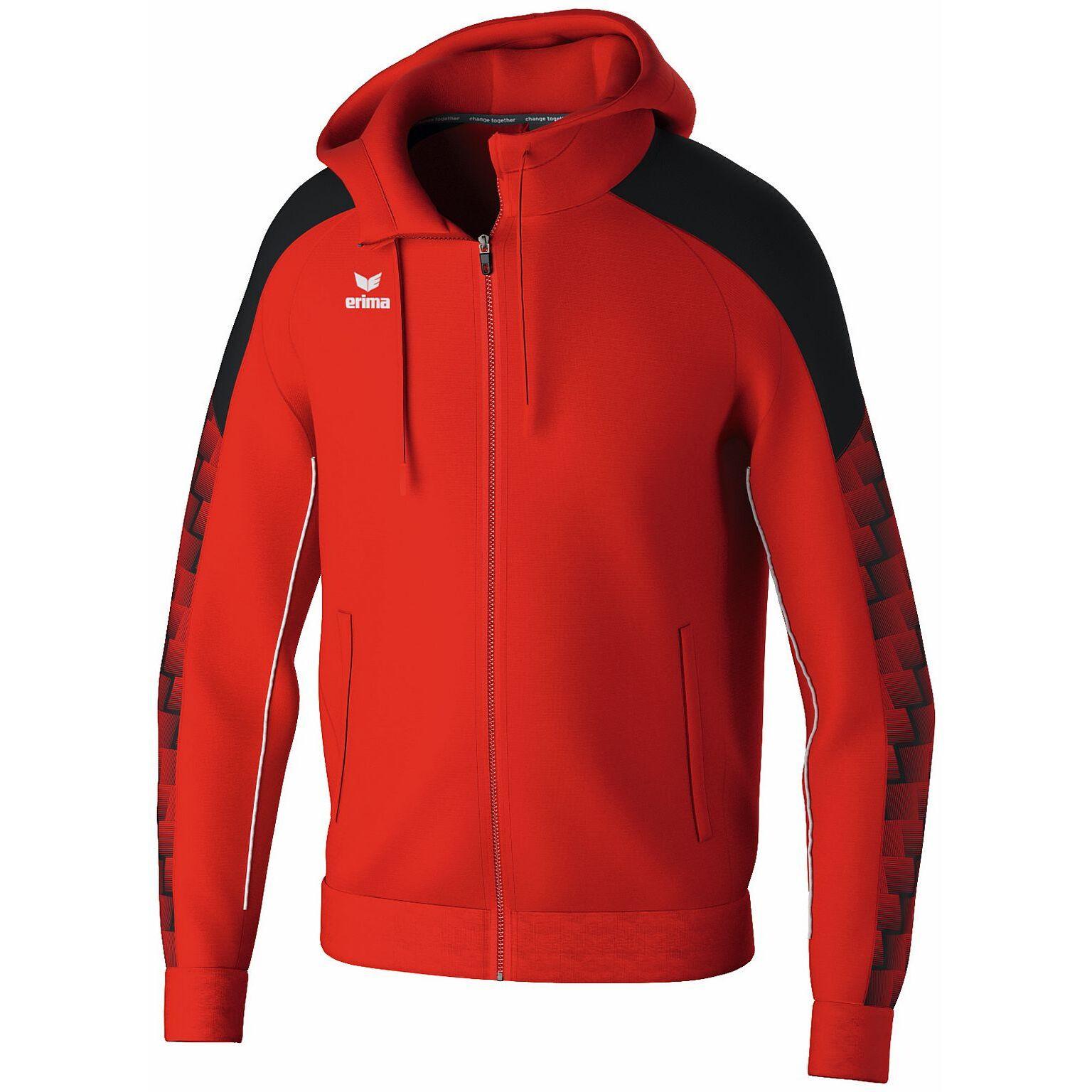 Erima kinder trainingsjacke mit kapuze evo star
