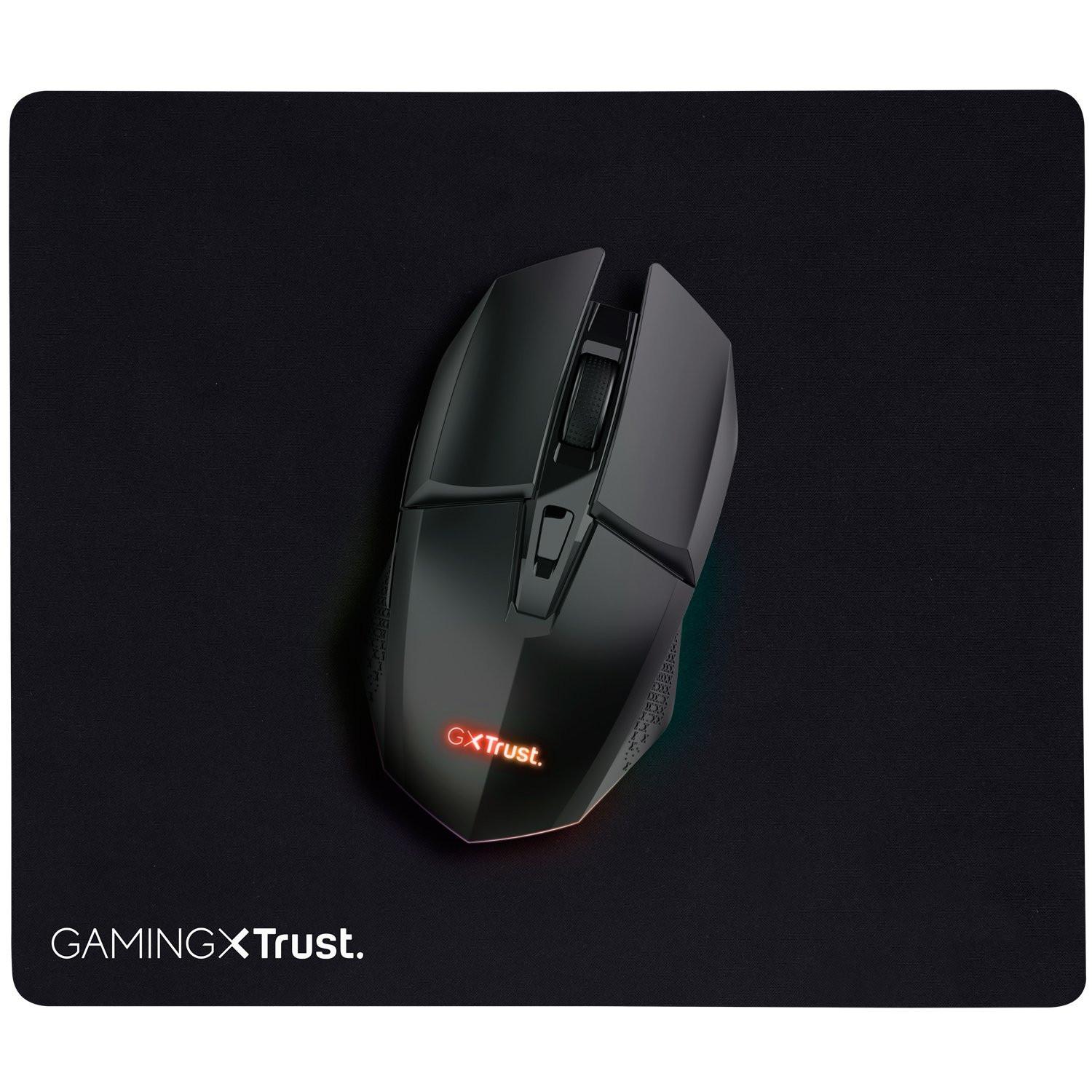 Trust GXT 112 Felox Kabellose Gaming-Maus + Mauspad Schwarz