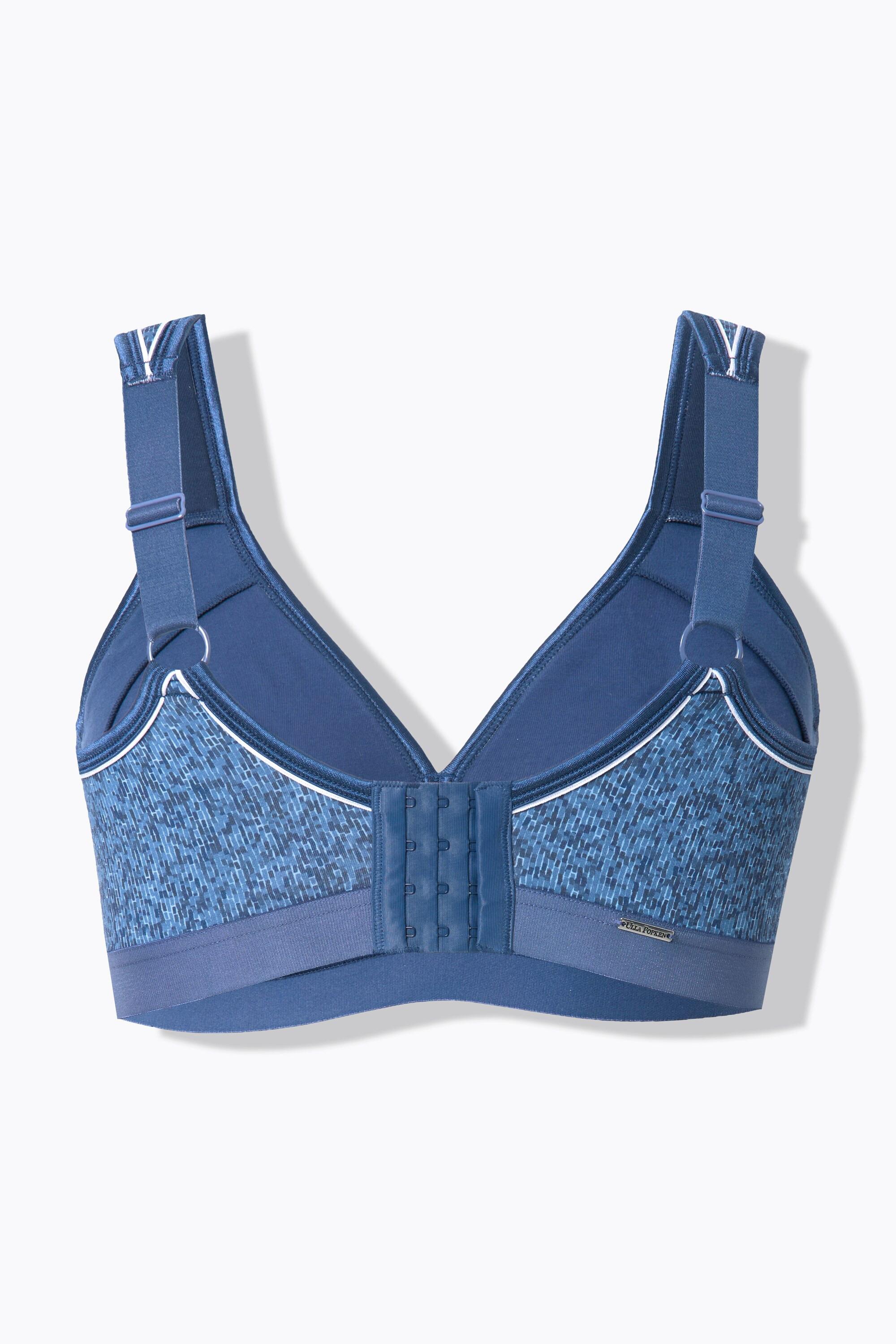 Ulla Popken Minimizer, Denim-Optik, ohne Bügel, Cup C - D