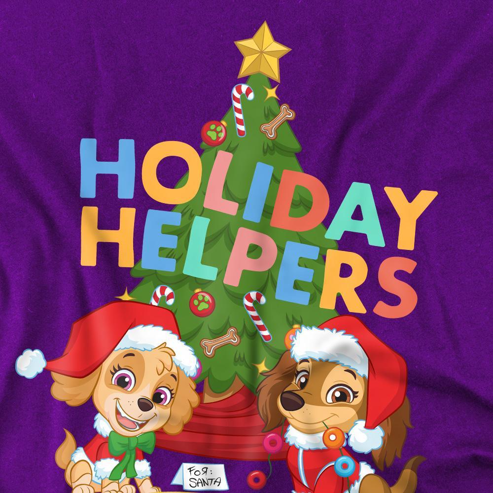 PAW PATROL Holiday Helpers Weihnachtliches Design T-Shirt