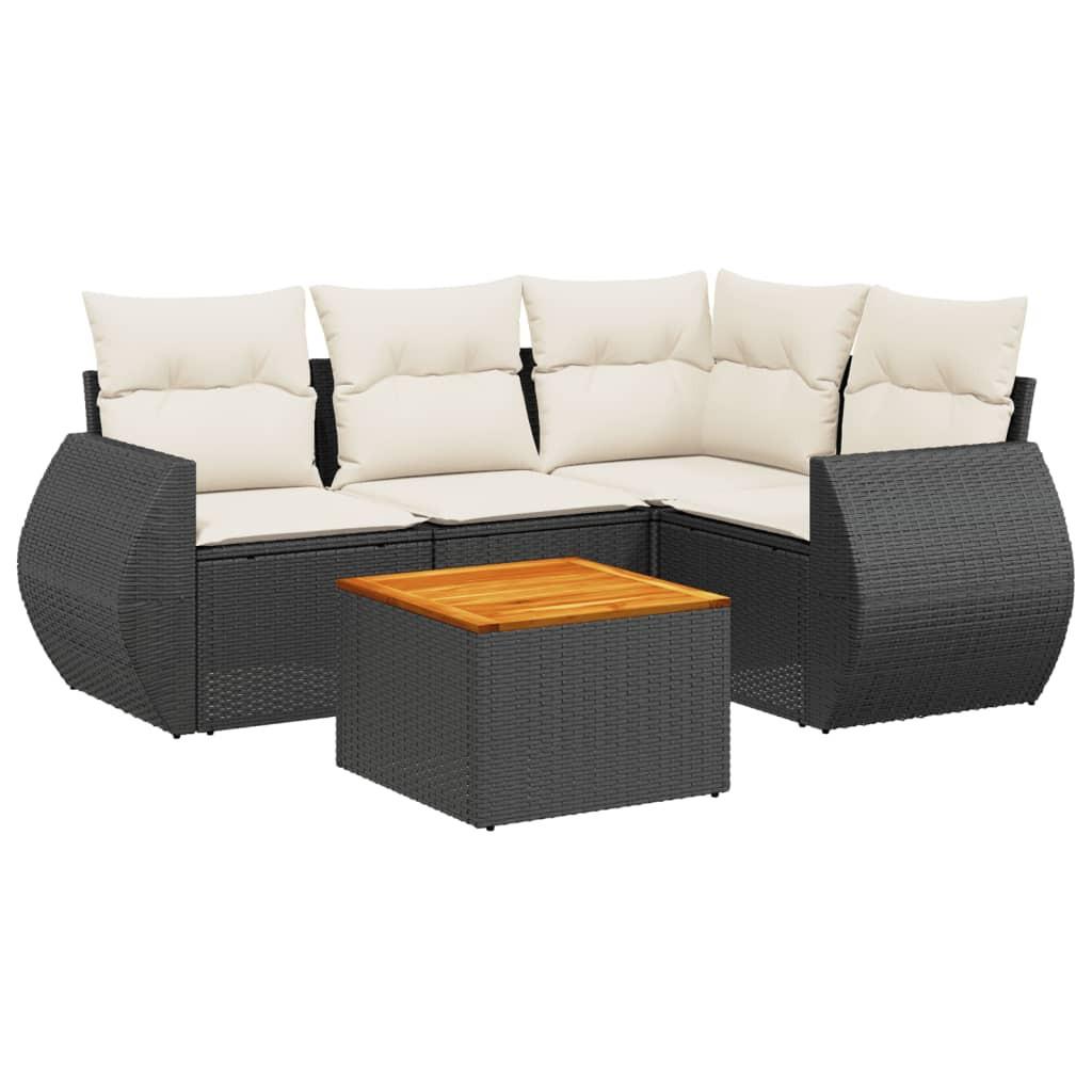 VidaXL Garten sofagarnitur poly-rattan