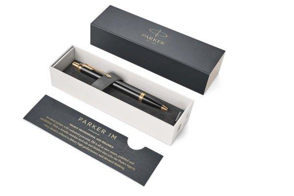 Parker PARKER Kugelschreiber IM CC M Black Lacquer G.C.
