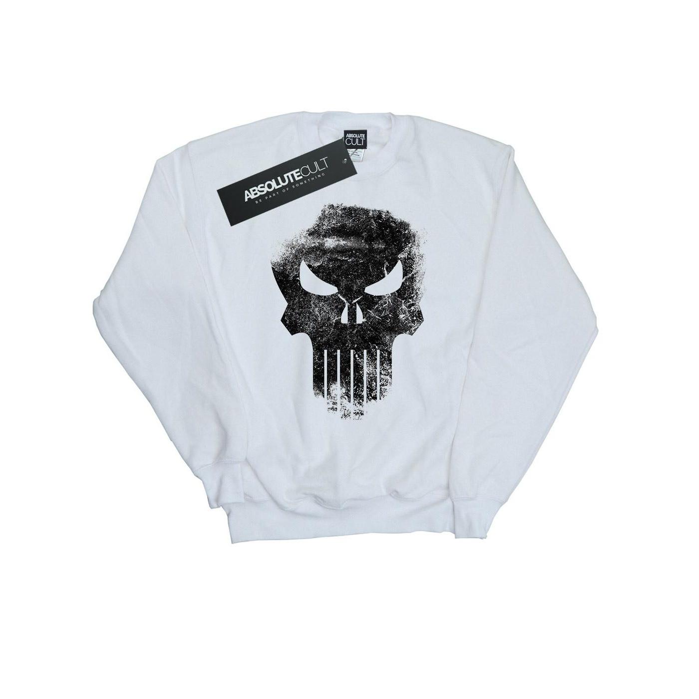MARVEL The Punisher Distrressed Skull Sweatshirt