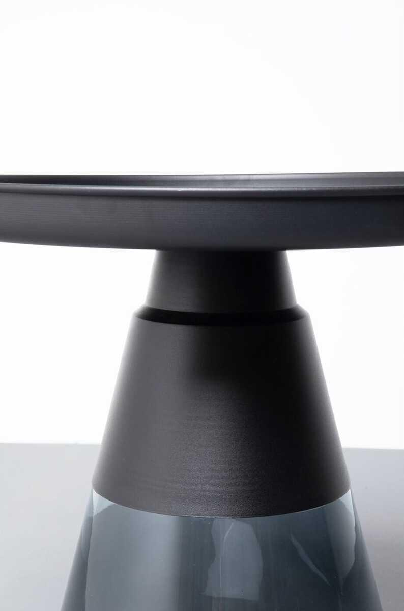KARE Design Beistelltisch Bottiglia smoke rund 50