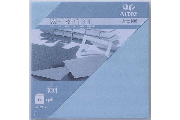 Artoz ARTOZ Couverts 1001 160x160mm 100g, pastellblau 5 Stück