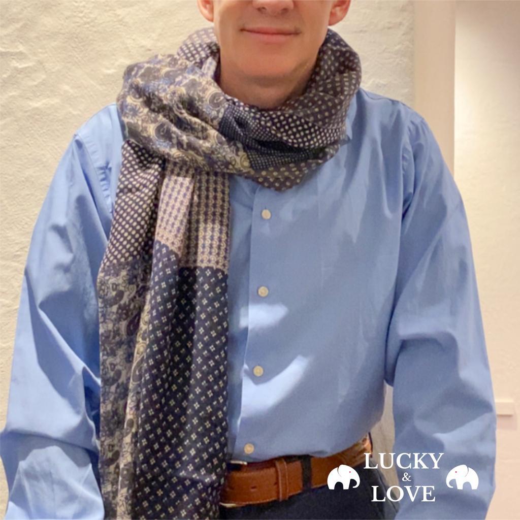 LUCKY & LOVE Merino-Schal Delhi