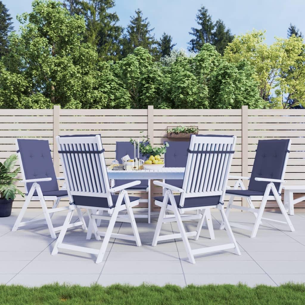 VidaXL Gartenstuhlauflage für hochlehner gewebe
