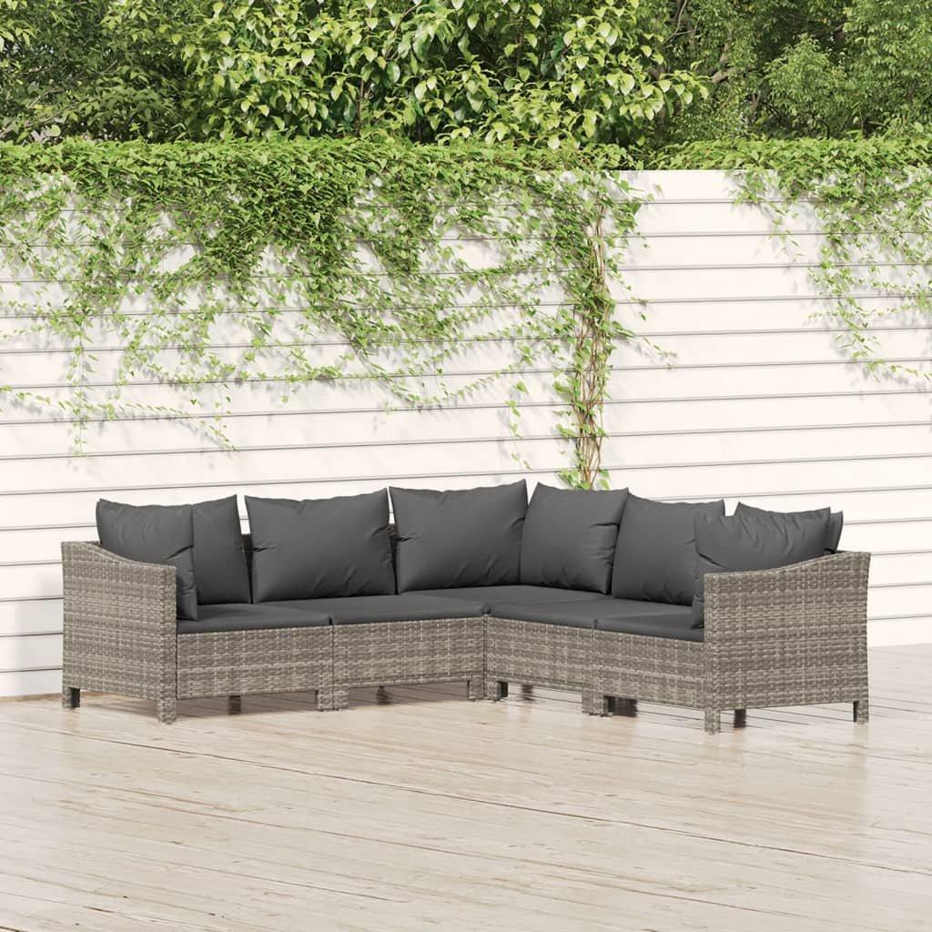 VidaXL Garten lounge set poly-rattan