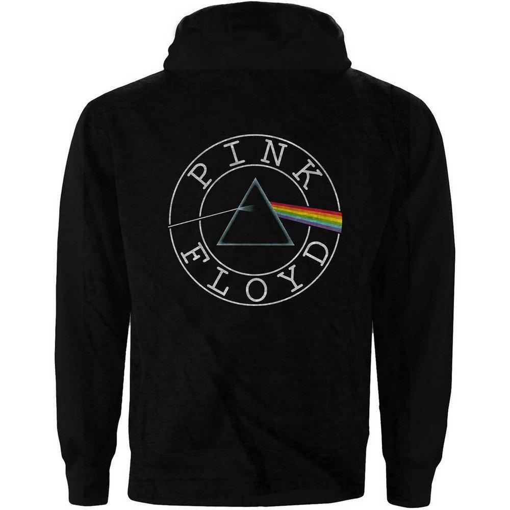 Pink Floyd Hoodie mit durchgehendem Reißverschluss Logo