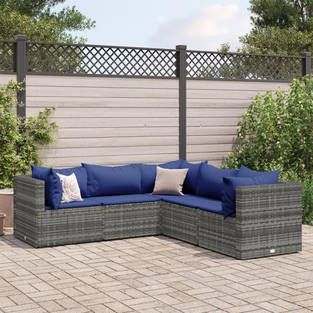 VidaXL Garten lounge set poly-rattan