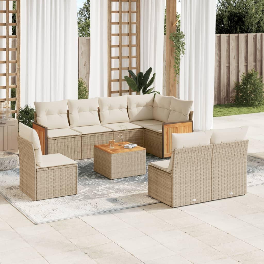VidaXL Garten sofagarnitur poly-rattan