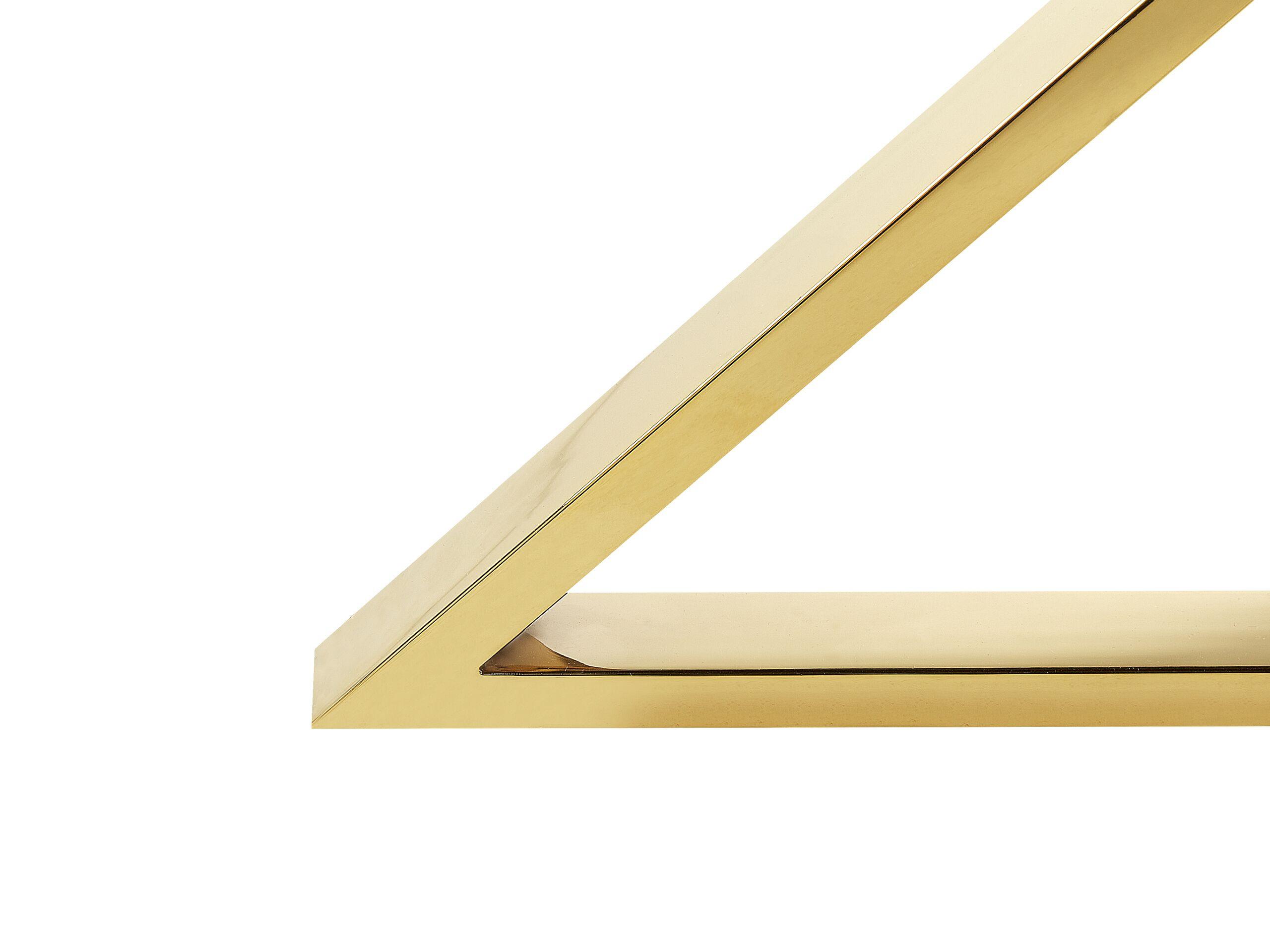 Beliani Esstisch aus Sicherheitsglas Glamourös BOSCO