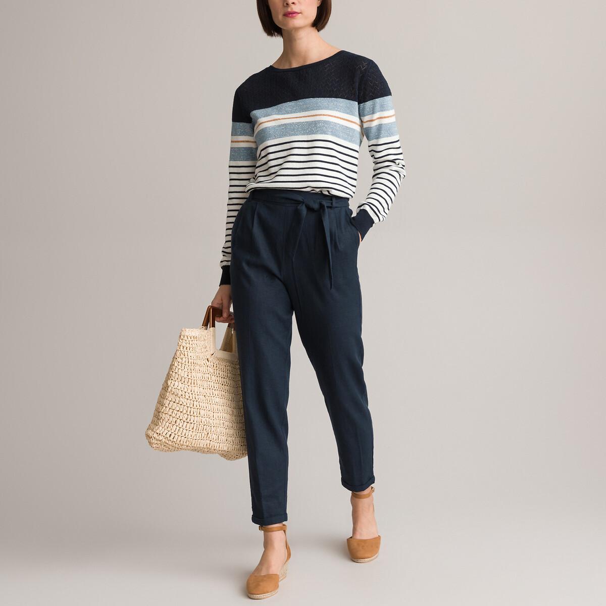 La Redoute Collections Joggpants mit Gürtel