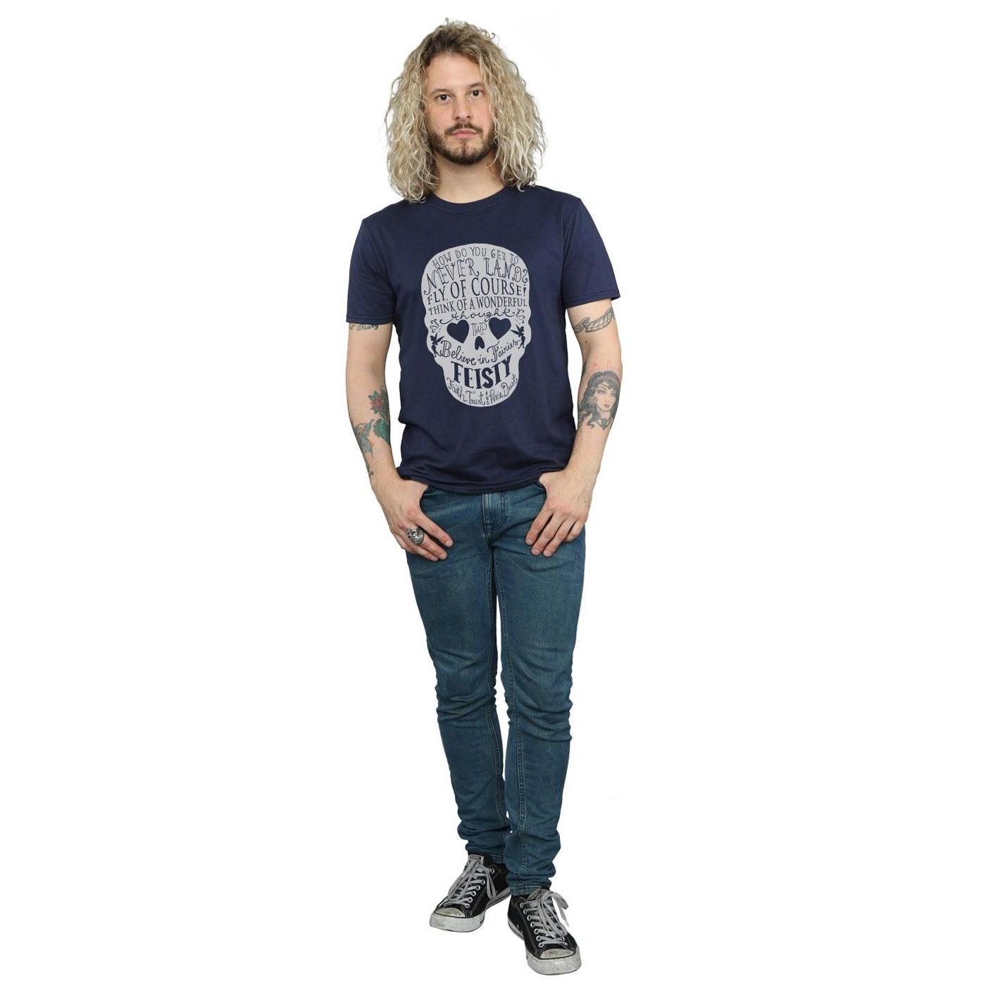 Disney Peter Pan Totenkopf Print T-Shirt