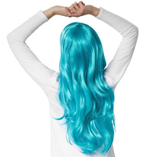 Tectake Perücke Lange Haare Locken