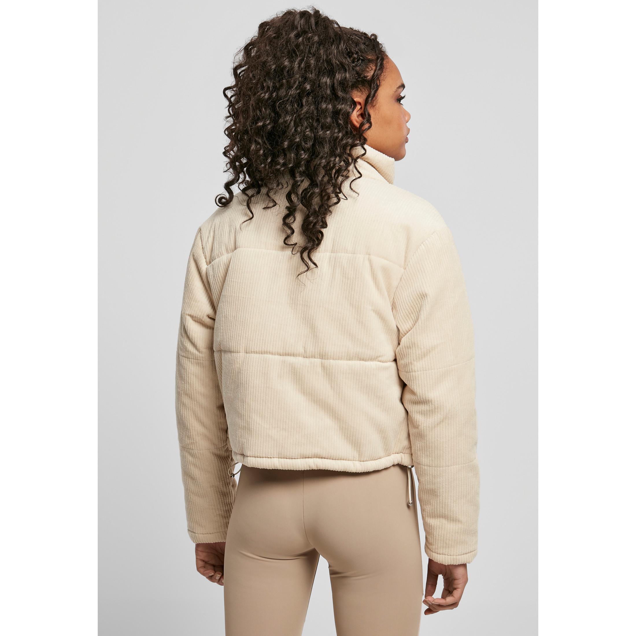 URBAN CLASSICS damenjacke urban cassics corduroy puffer